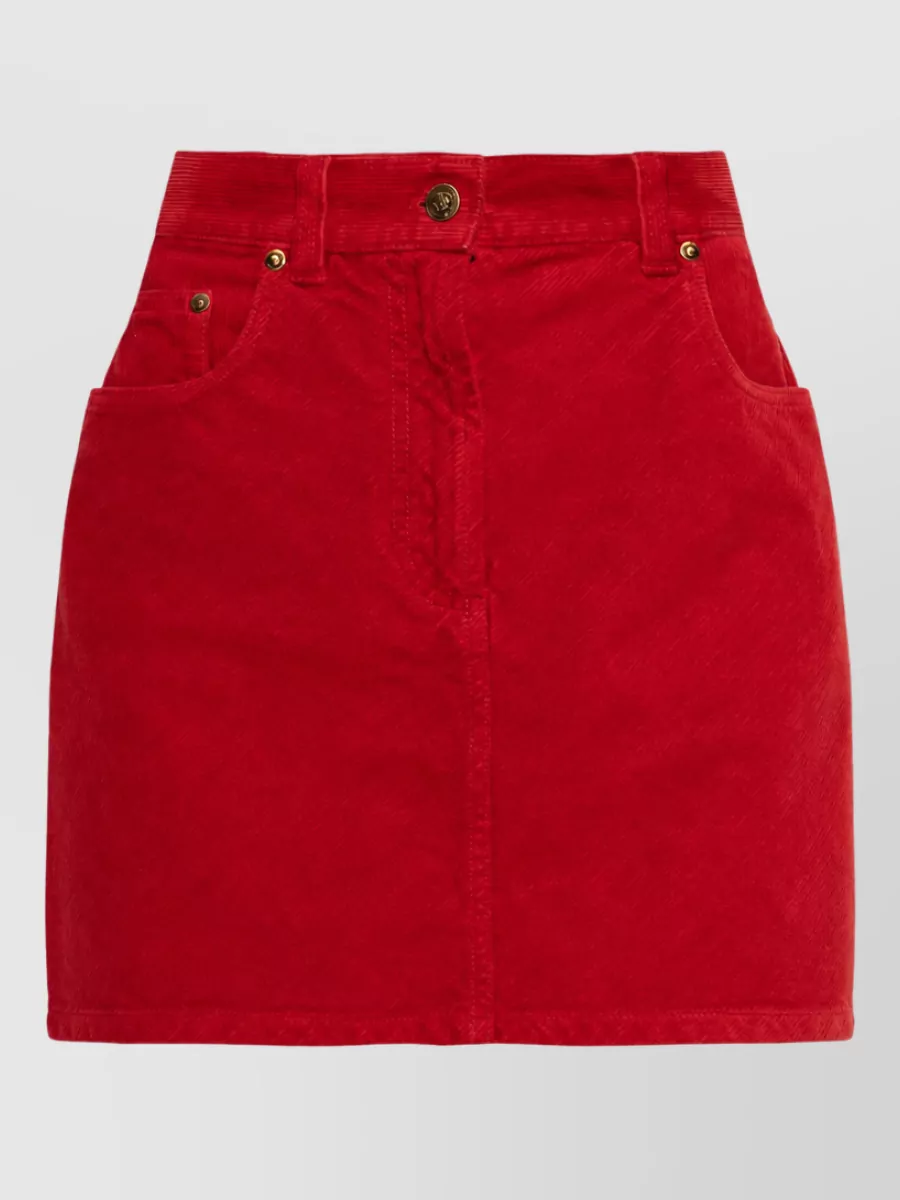 Versace Denim mini skirt