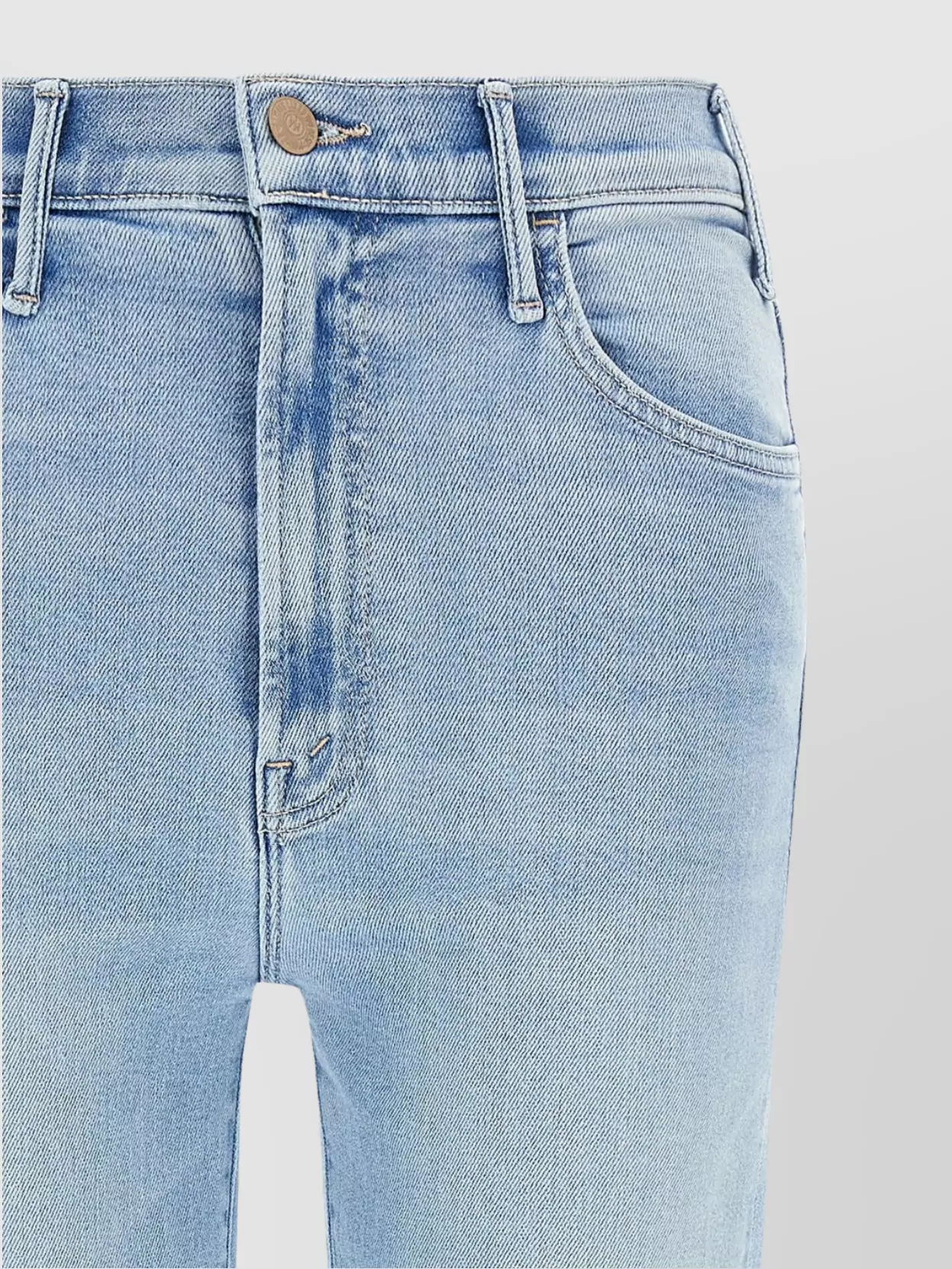 Mother The Hustler Ankle Fray Denim Jeans