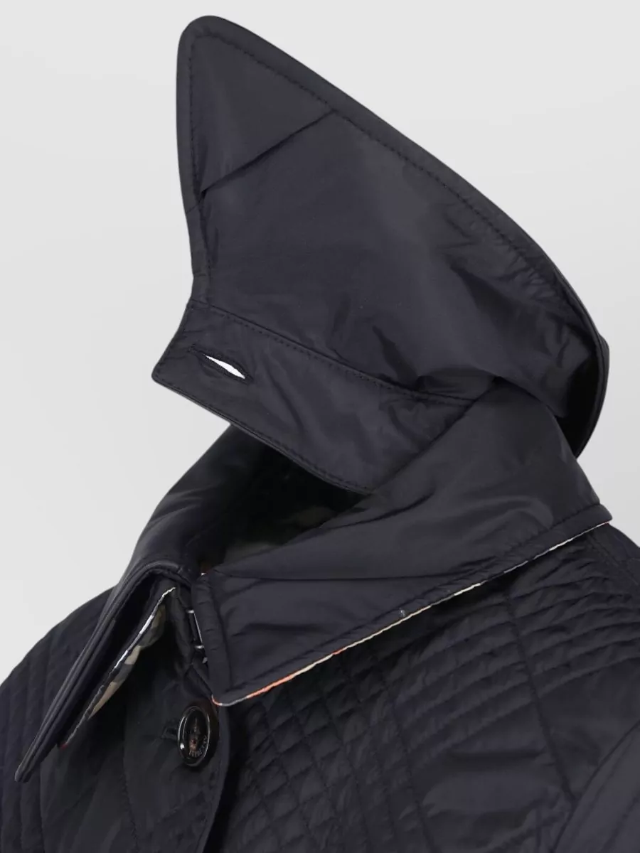 Burberry Quilted Single Breasted Jacket