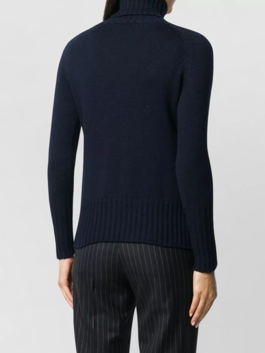 Drumohr Ribbed Turtleneck Wool Jumper