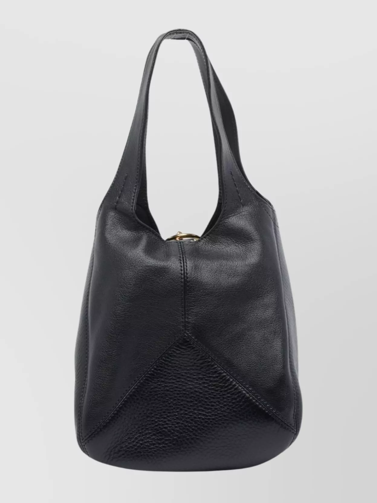 Chloé Small Leather Hobo Bag With Chain Detail