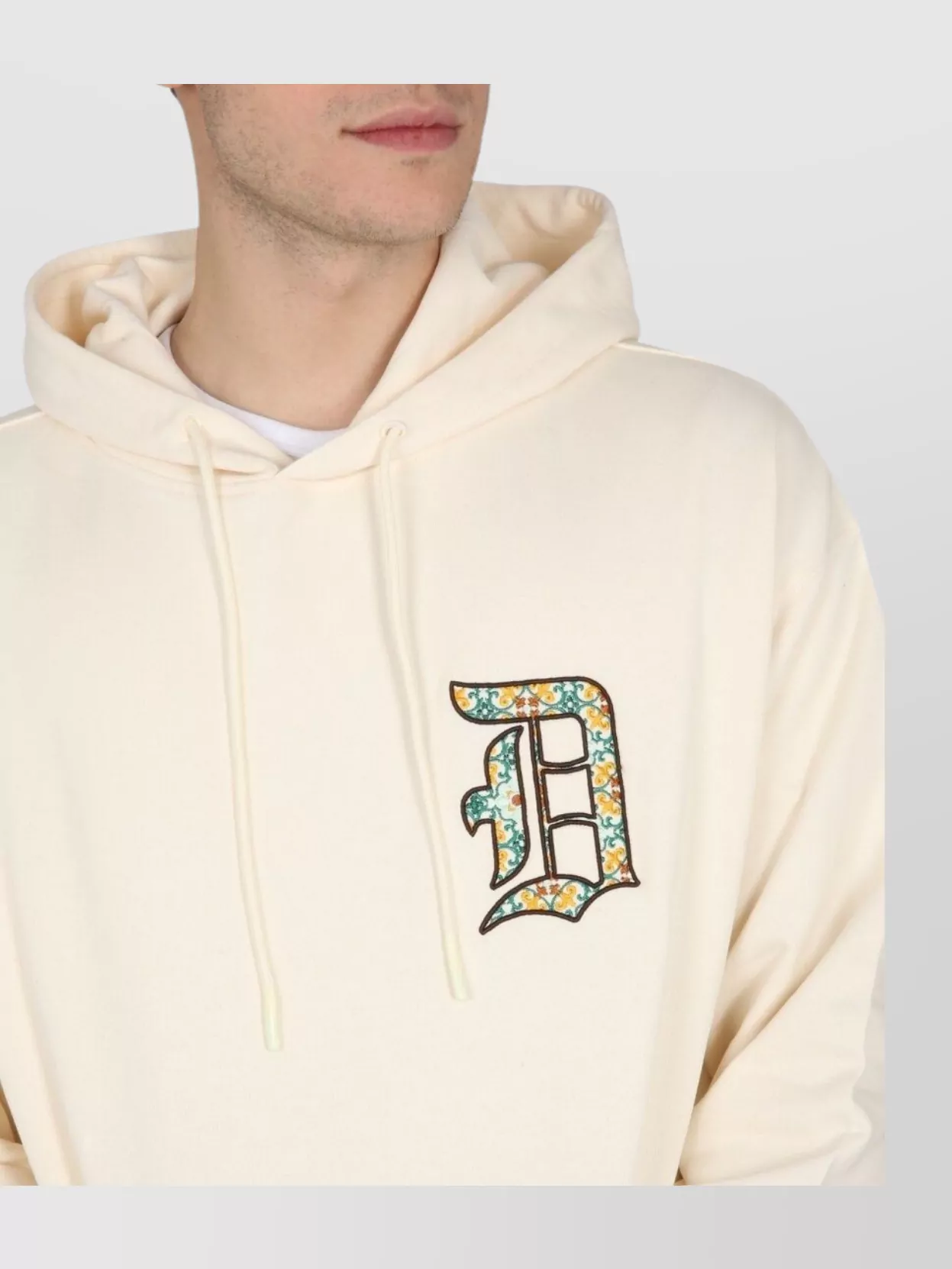 Drôle De Monsieur Graphic Print Logo Hooded Sweatshirt