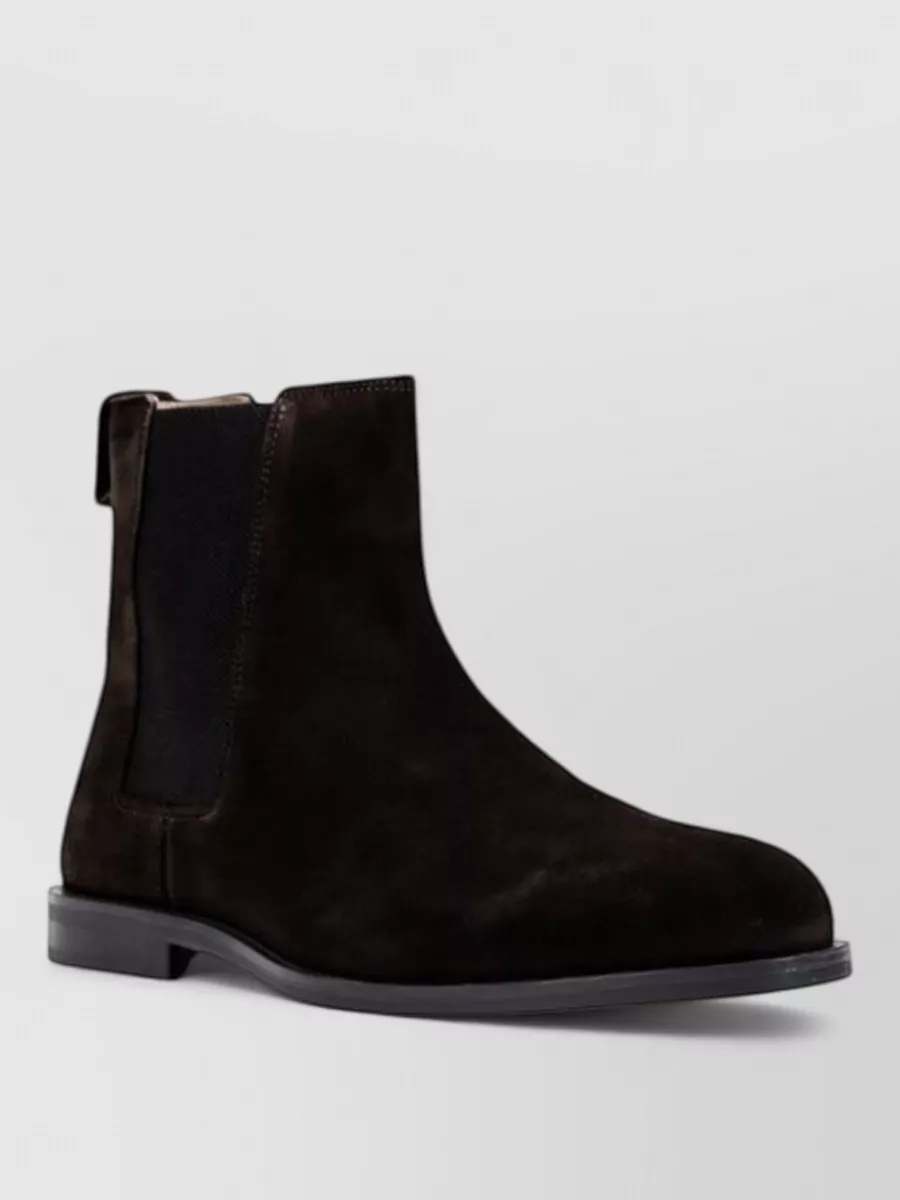 Calvin Klein suede leather chelsea boots