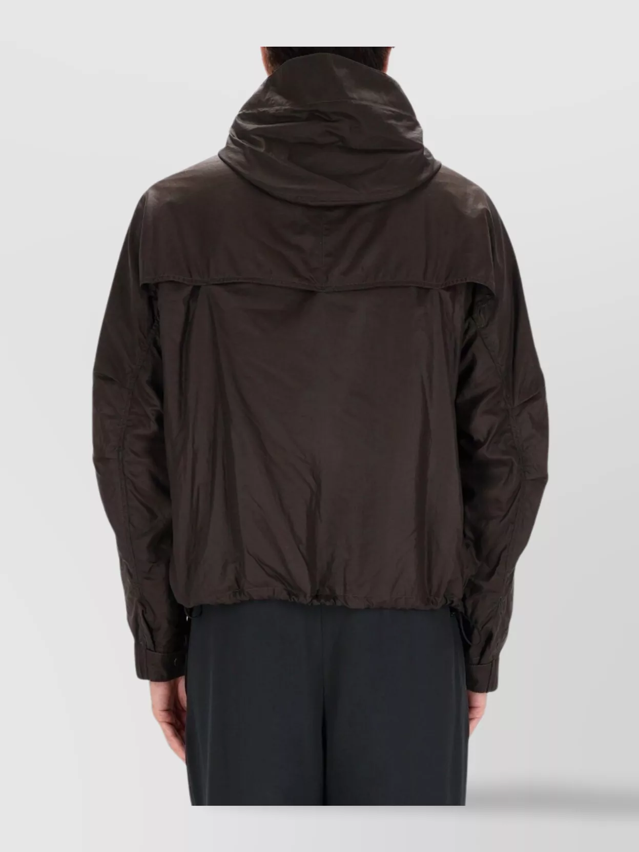 Lemaire Hooded Coat With Long Sleeves And Pockets