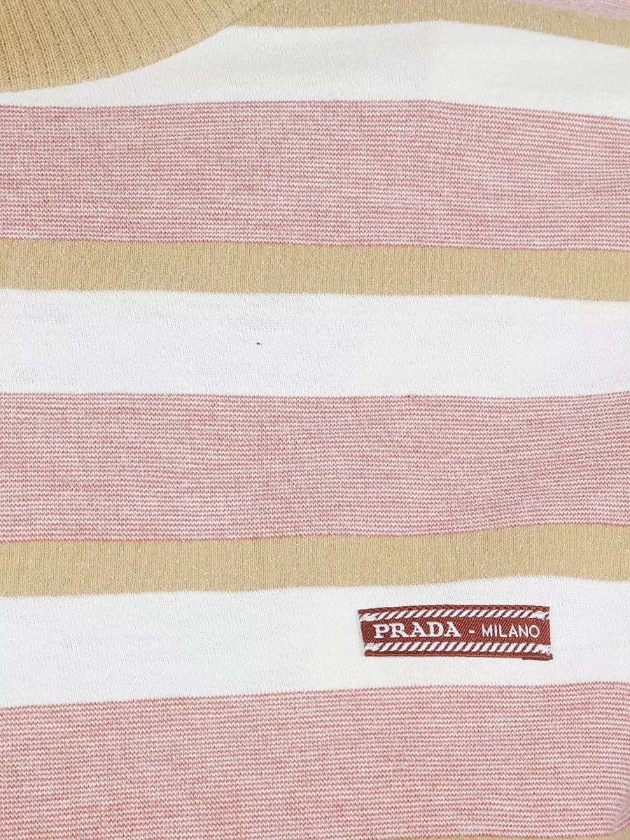 Prada Striped Jersey T-Shirt