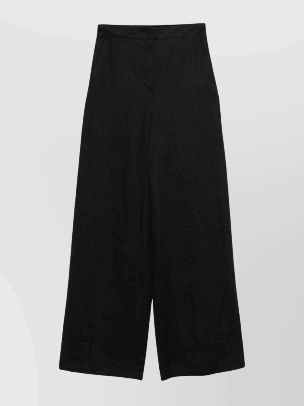 Max Mara Wide-Leg High Waist Trousers With Side Pockets