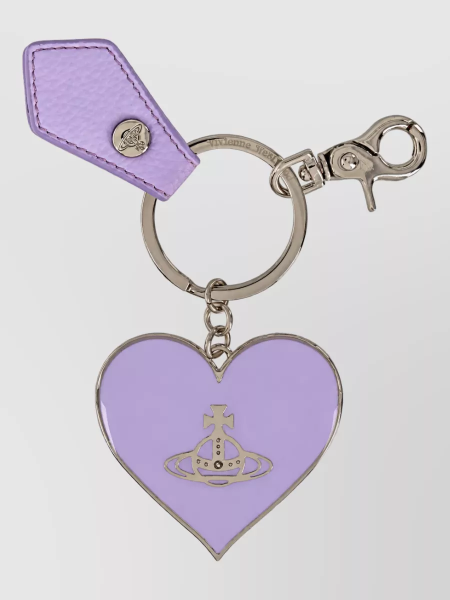 Vivienne Westwood Heart Mirror Metal Keyring Accessory