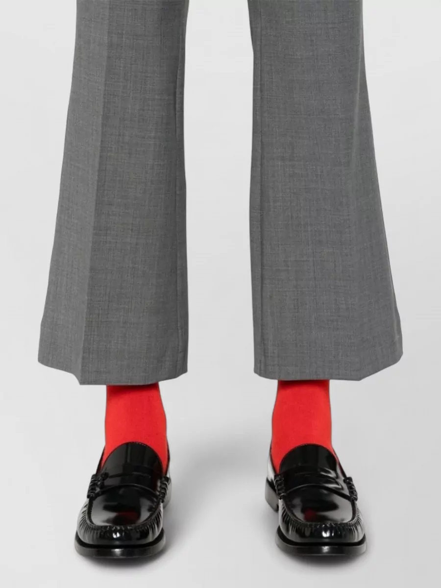 Drhope Flared Cropped Trousers