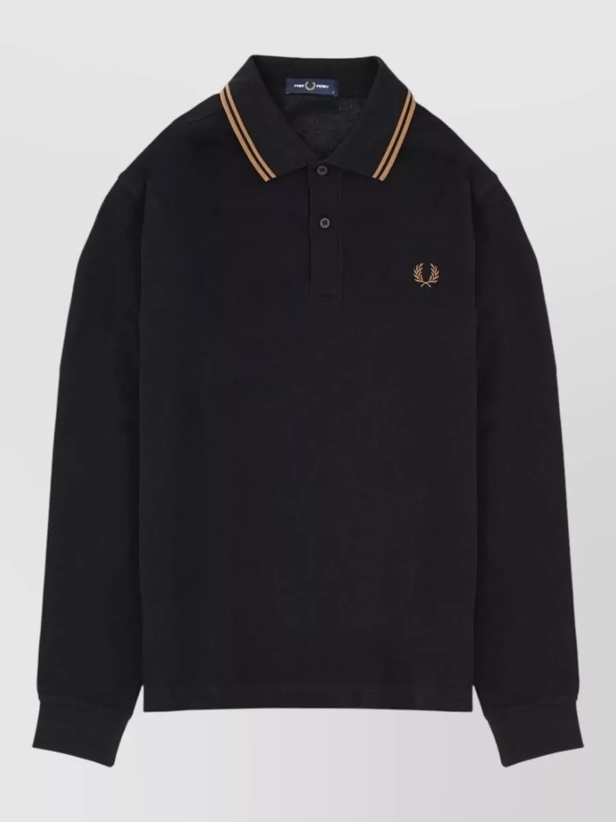 Fred Perry cotton logo polo shirt