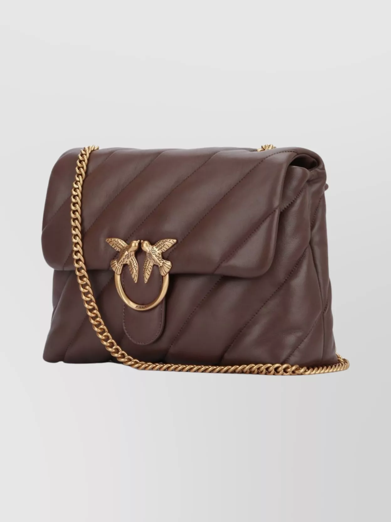 Pinko Chain Strap Quilted Cross-Body Bag
