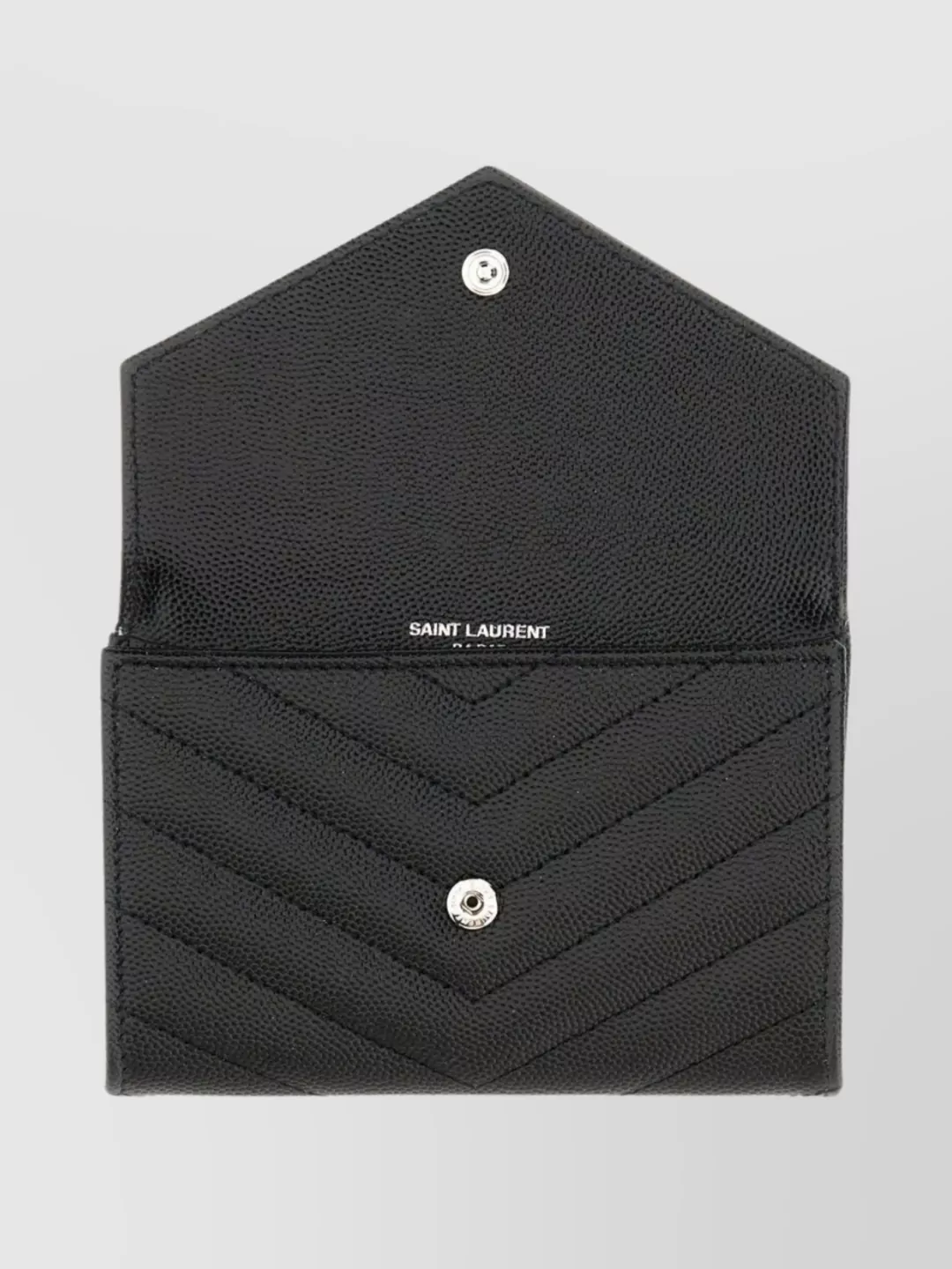 Saint Laurent Cassandre Small Chevron Pattern Wallet