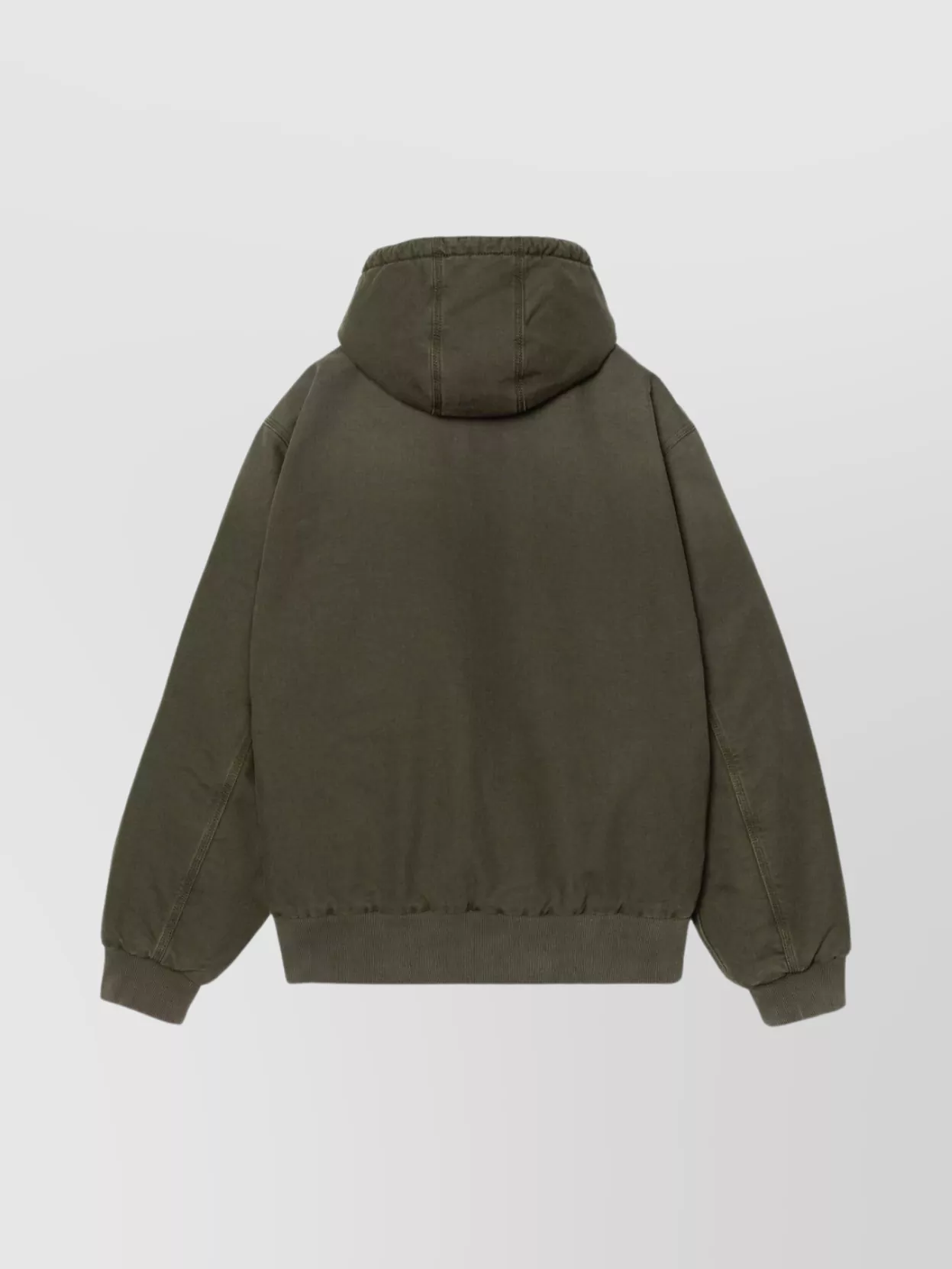 Carhartt Wip Hooded Blazer With Front Pockets And Ribbed Cuffs