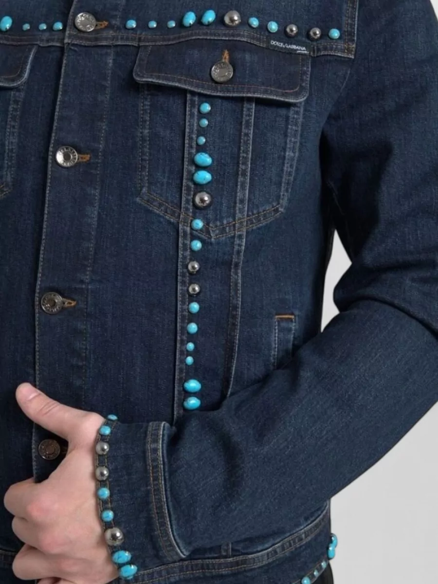 Dolce&Gabbana Studded Denim Jacket