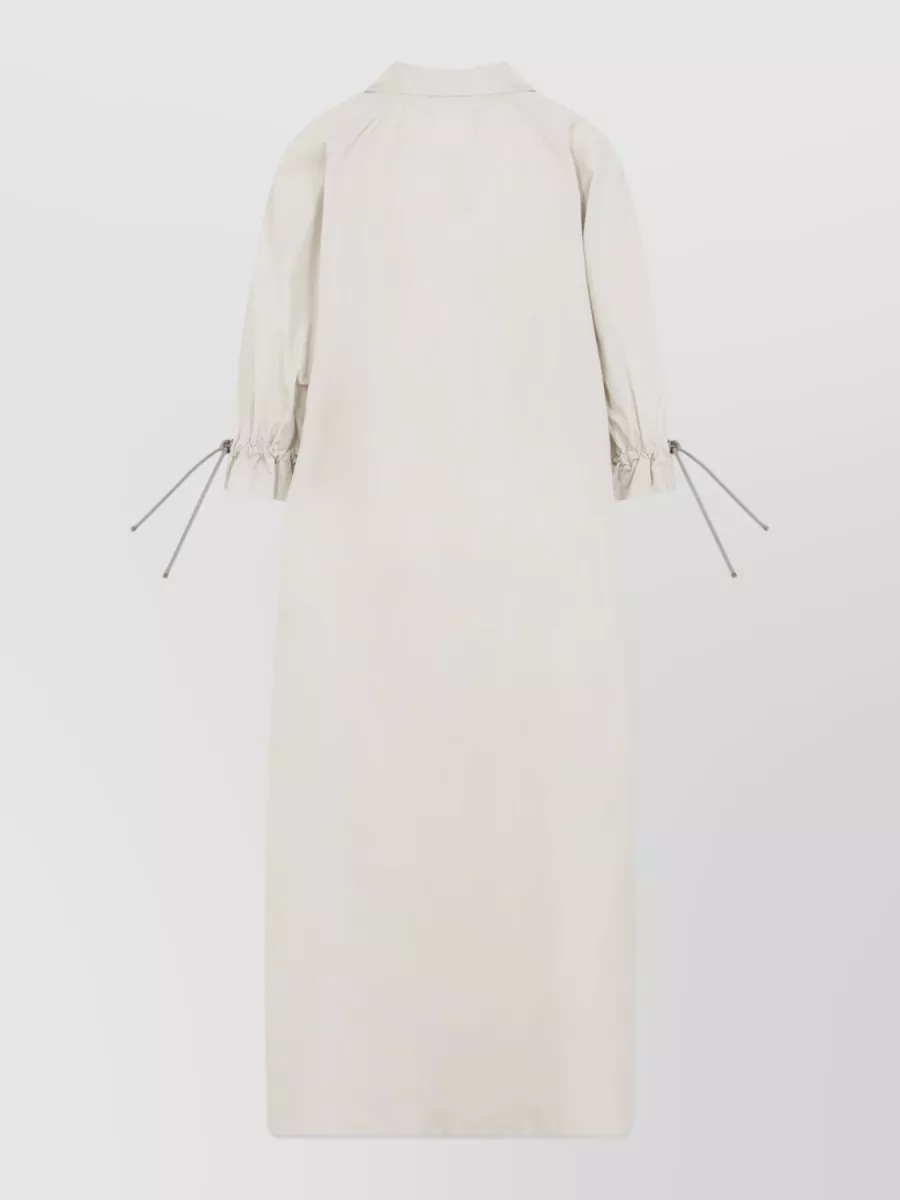 Max Mara Cotton Oversized Midi Shirt Dress