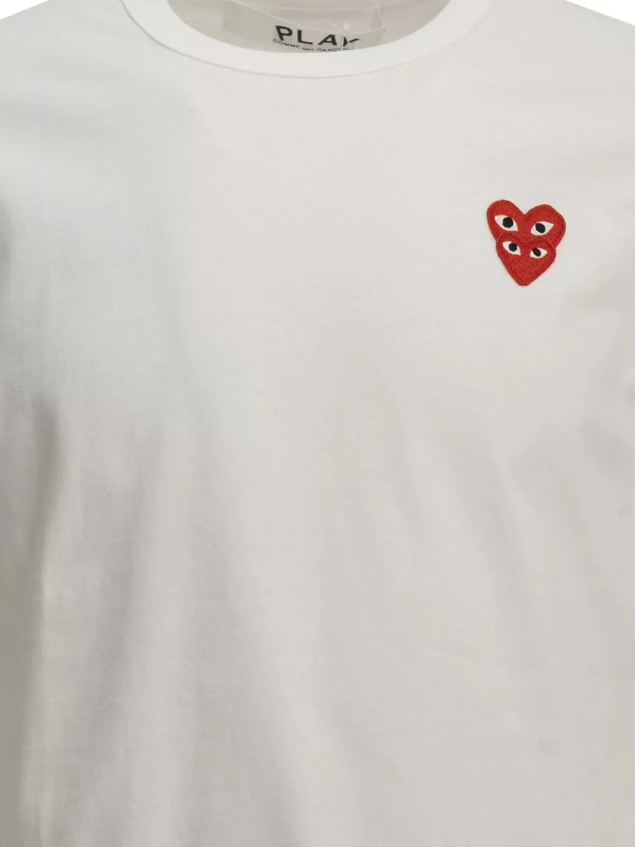 Comme Des Garçons Play Cotton Crew-Neck T-Shirt