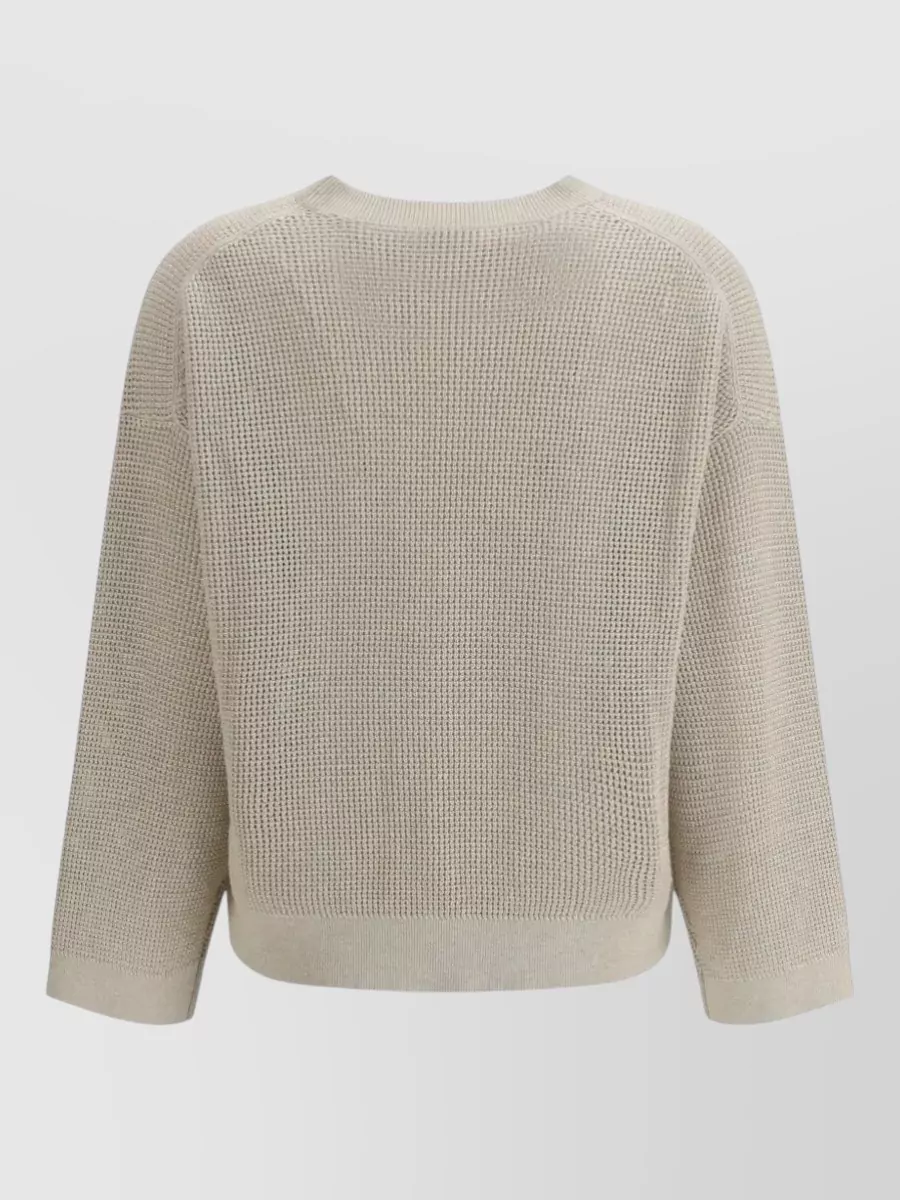 Brunello Cucinelli Ribbed Crewneck Jumper
