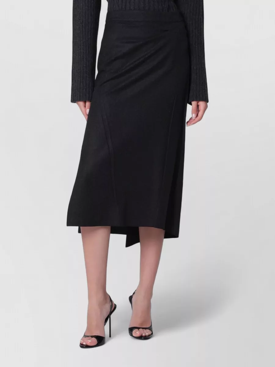 Victoria Beckham asymmetric draped skirt