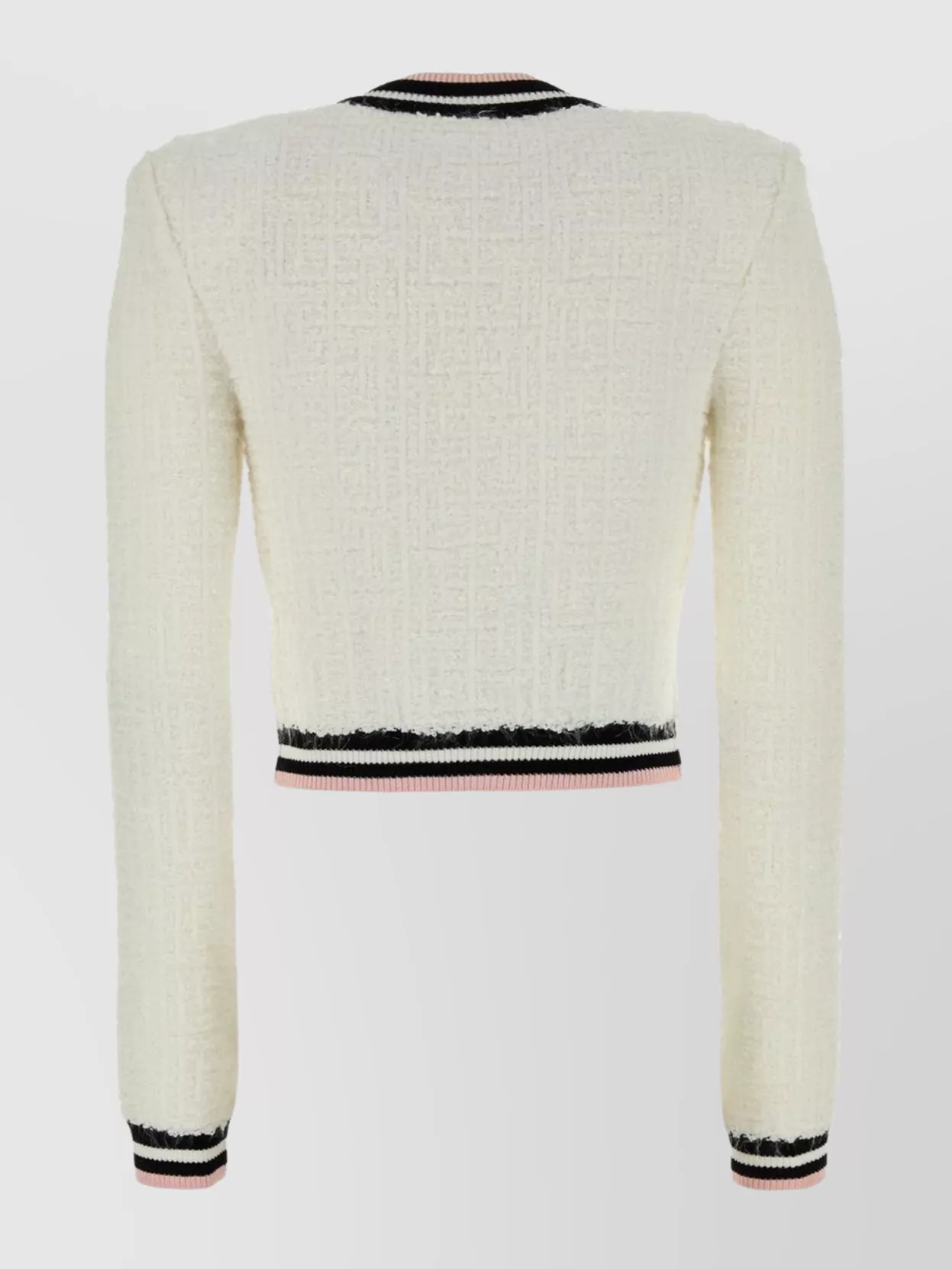 Balmain Trimmed Cardigan With Pockets And Gold Buttons