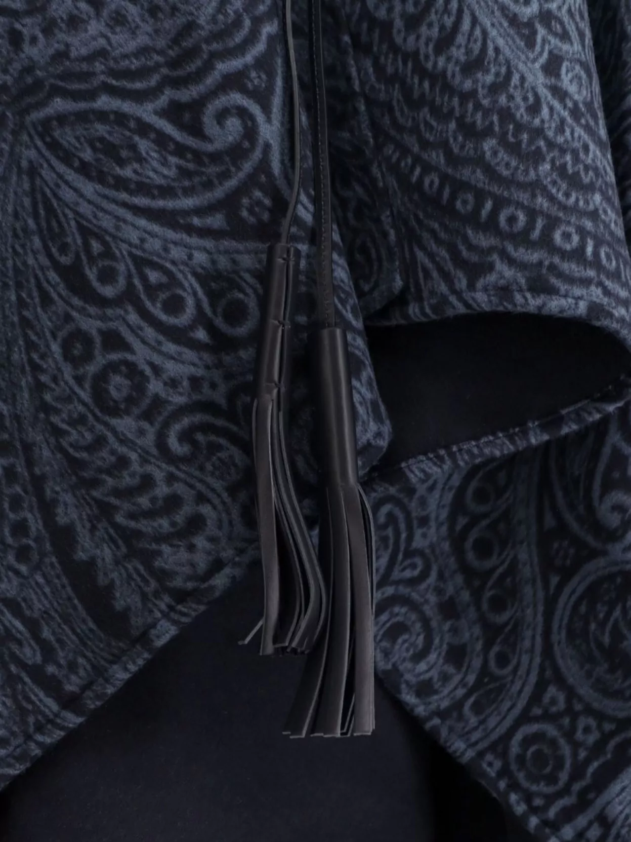 Etro Cashmere And Wool Draped Cape