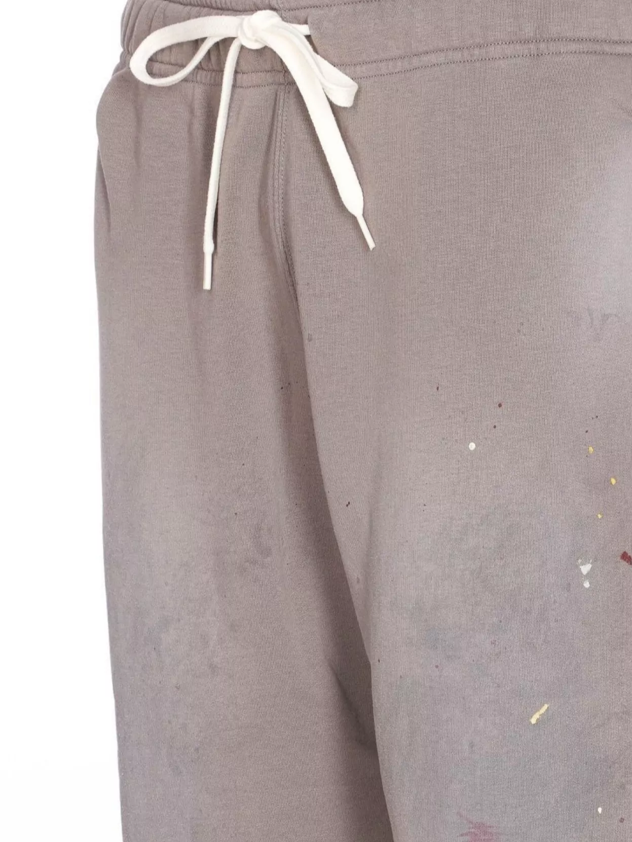 Mm6 Maison Margiela Elastic Waistband Track Pants With Paint Splatter