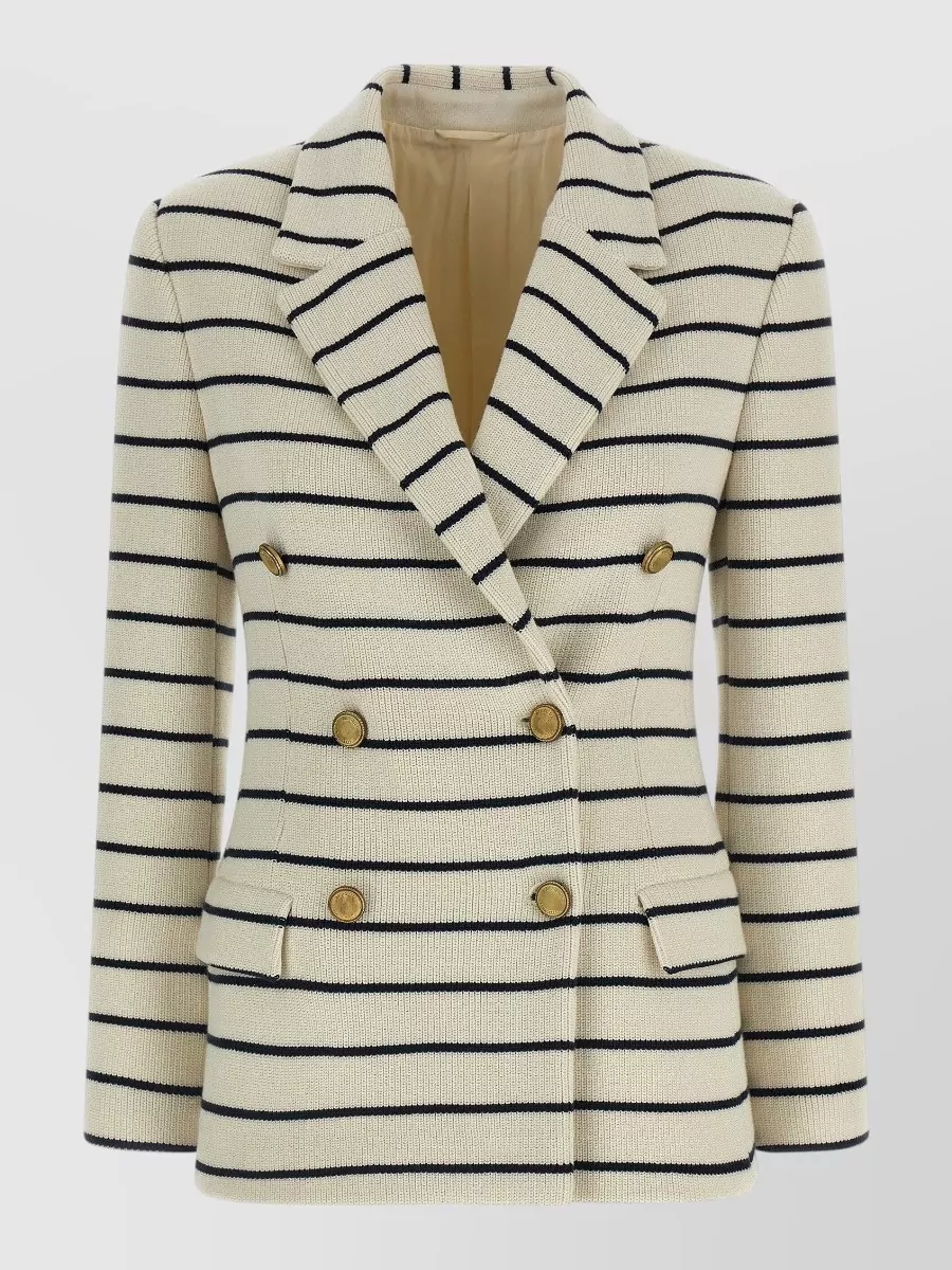 Brunello Cucinelli striped double-breasted blazer