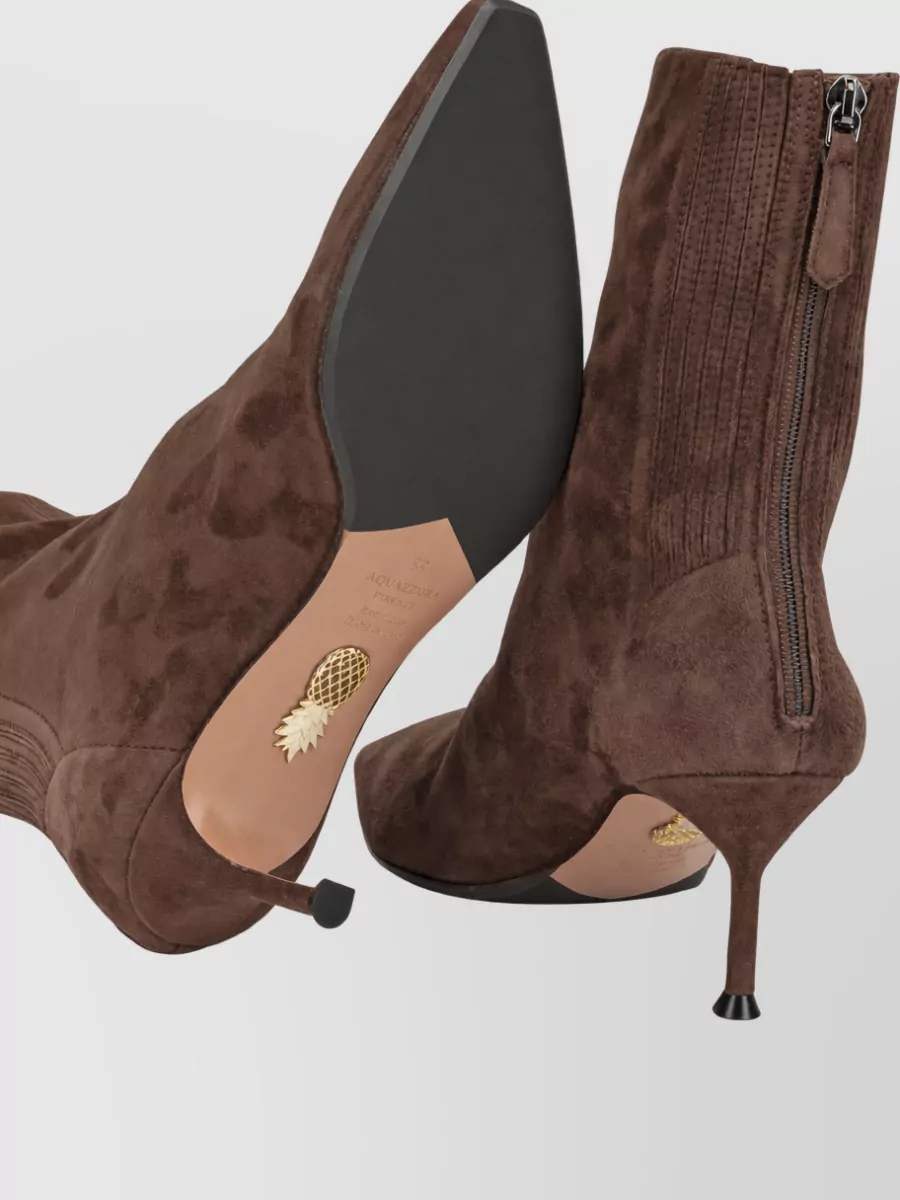 Aquazzura Leather Ankle Boots