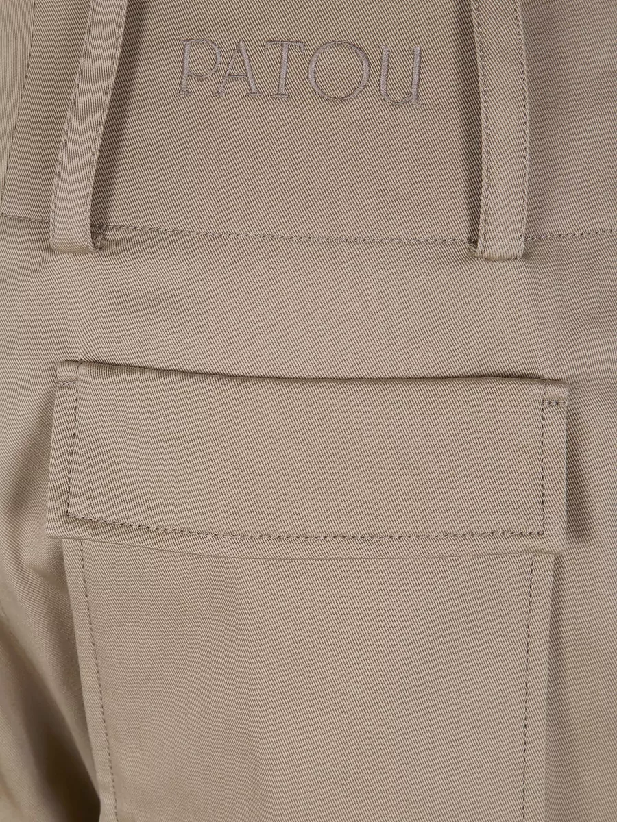 Patou High-Rise Wide-Leg Trousers