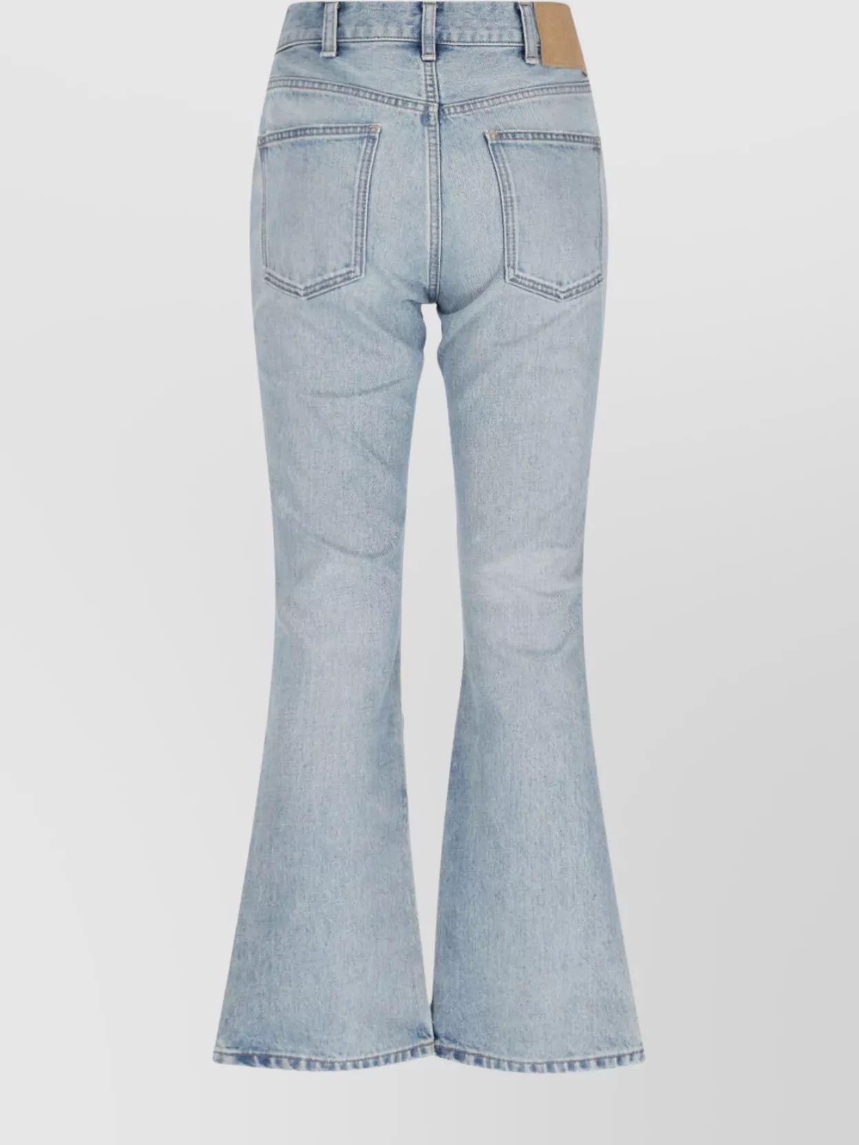 Celine Flared Leg Trousers With Front And Back Pockets