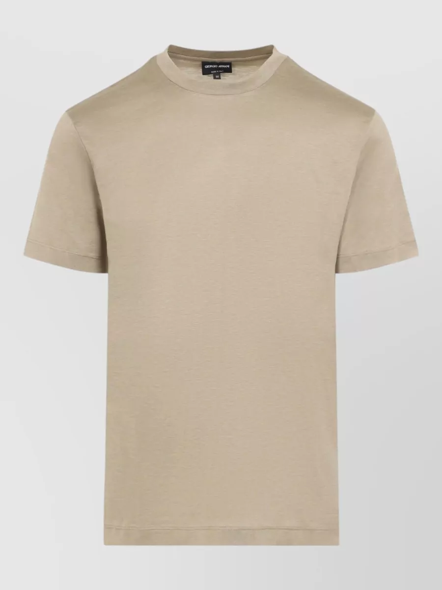Giorgio Armani silk regular-fit short-sleeve t-shirt
