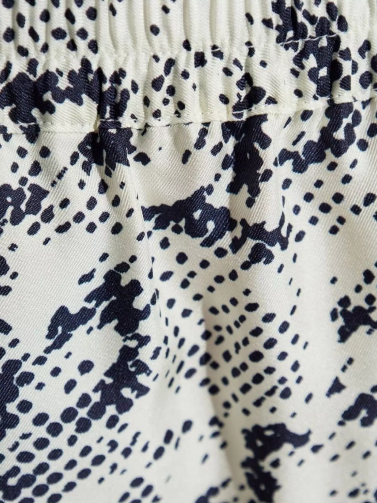 Tory Burch Silk Camp Shorts Abstract Print