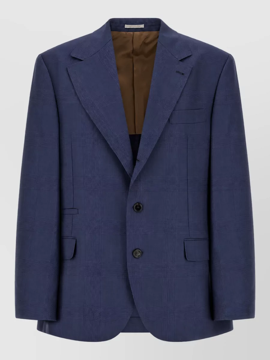 Brunello Cucinelli virgin wool single breasted blazer