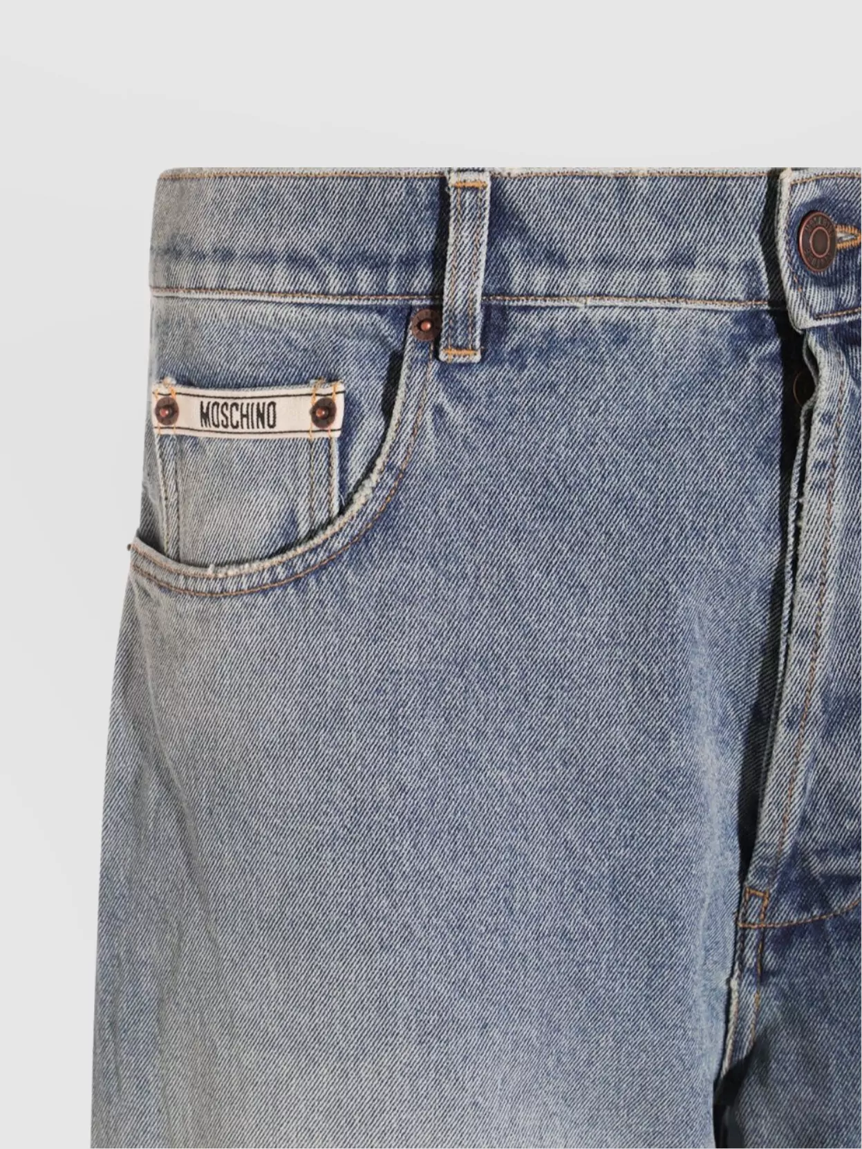 Moschino Straight Trousers Distressed Detail