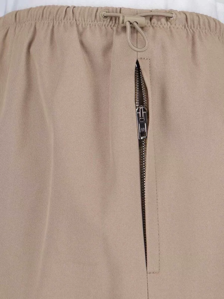 Alexander Wang Midi Skirt Knee Length Drawstring Waistband Zip