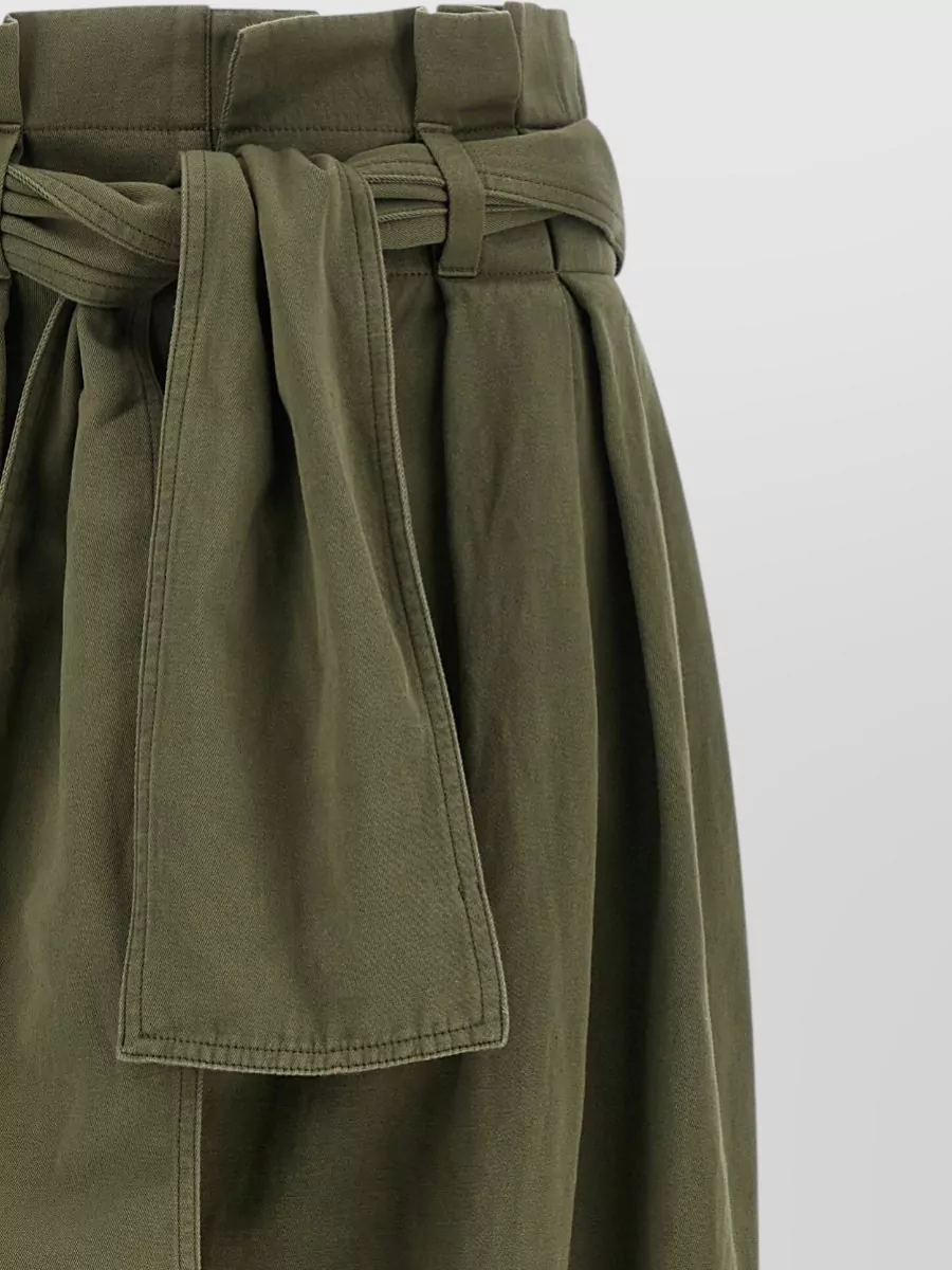 Balmain High-Rise Tapered Cropped Trousers