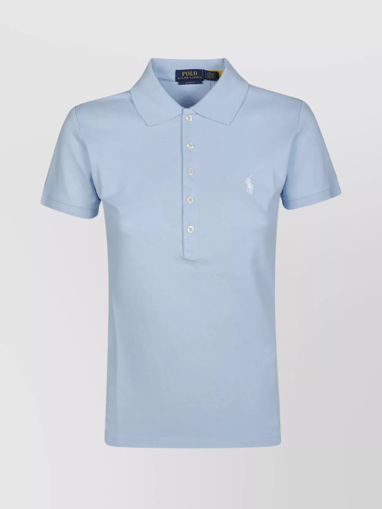 Shop Polo Ralph Lauren Buttoned Collar Polo Shirt