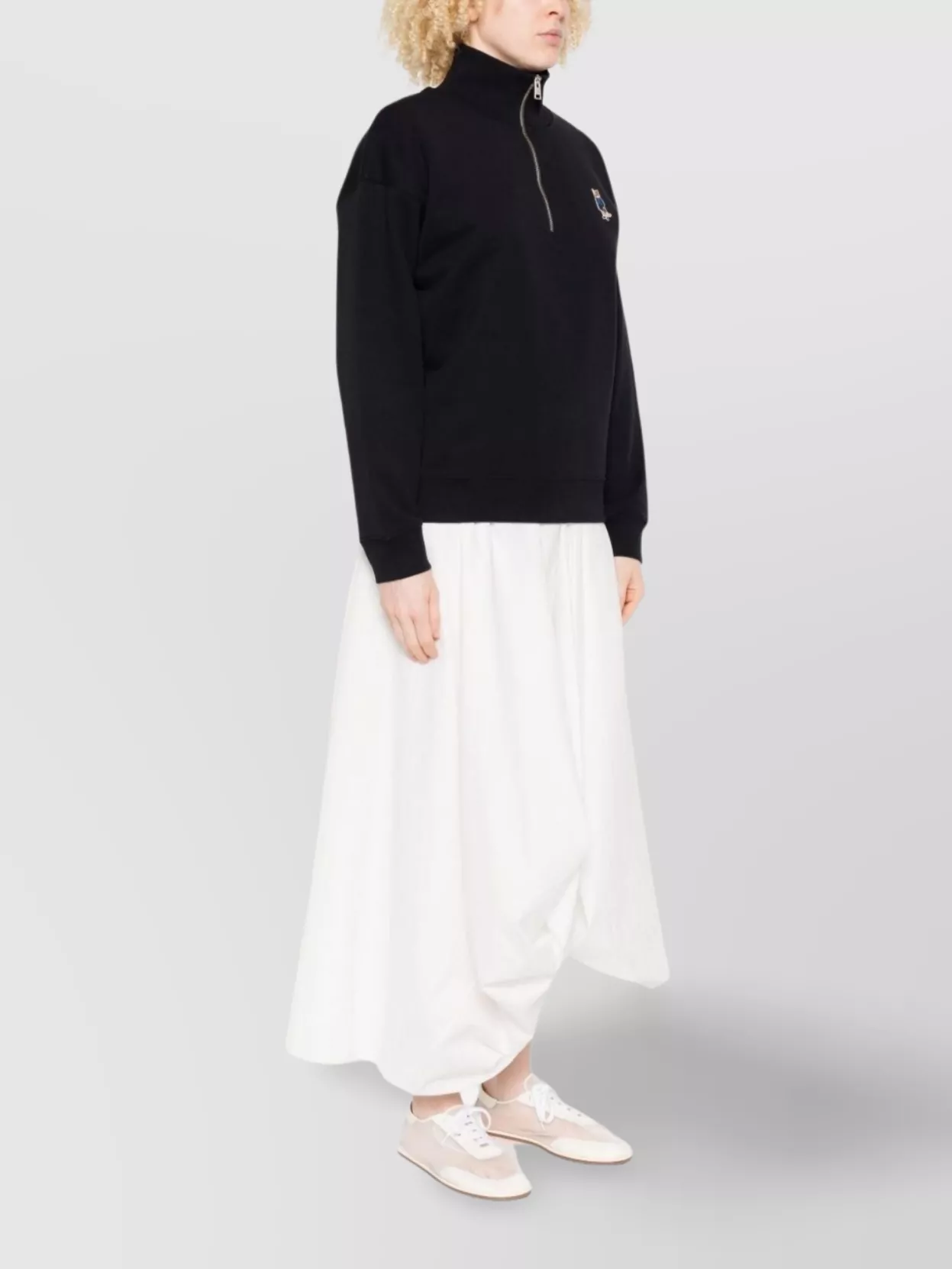 Maison Kitsuné Fox Knitwear High Collar Sweatshirt