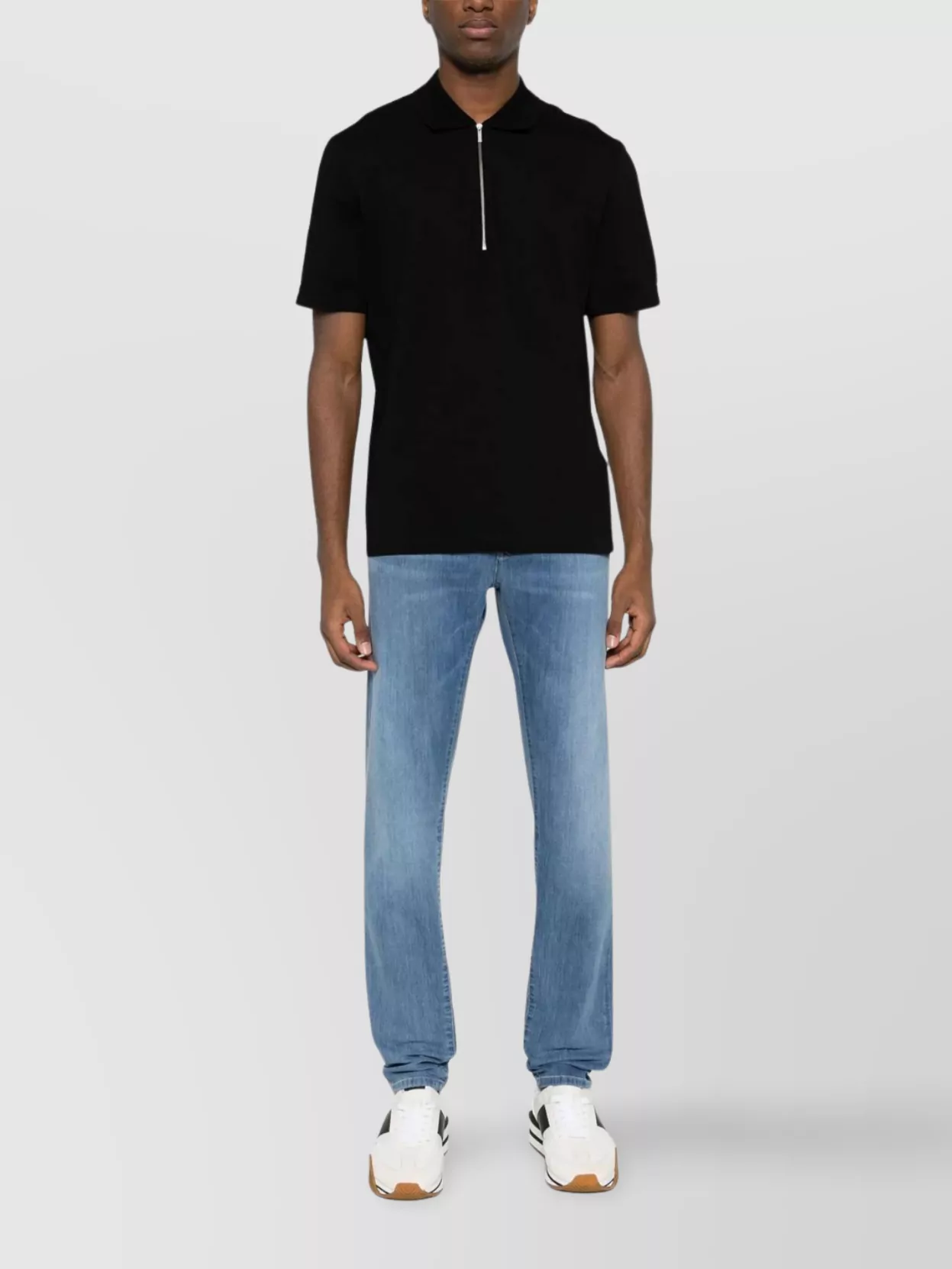 Incotex Special Rivet Detail Trousers In Blue