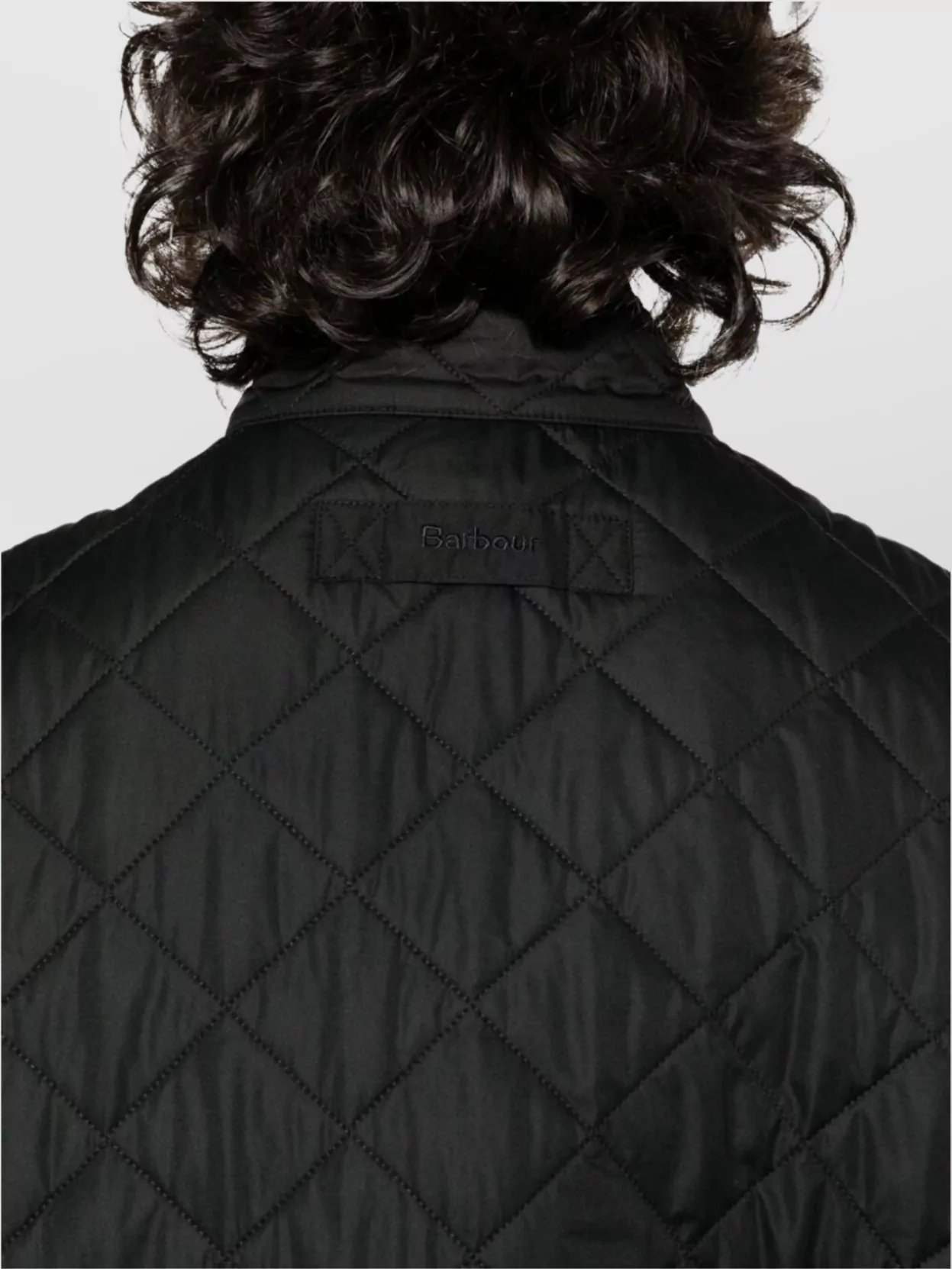 Barbour Modern Quilted Vest Pockets In Black
