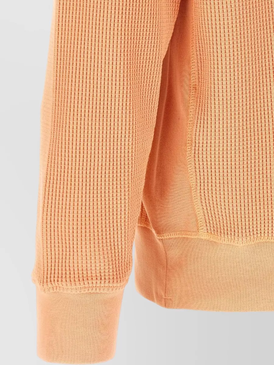 Stone Island Crew Neck Ribbed Knitwear Top