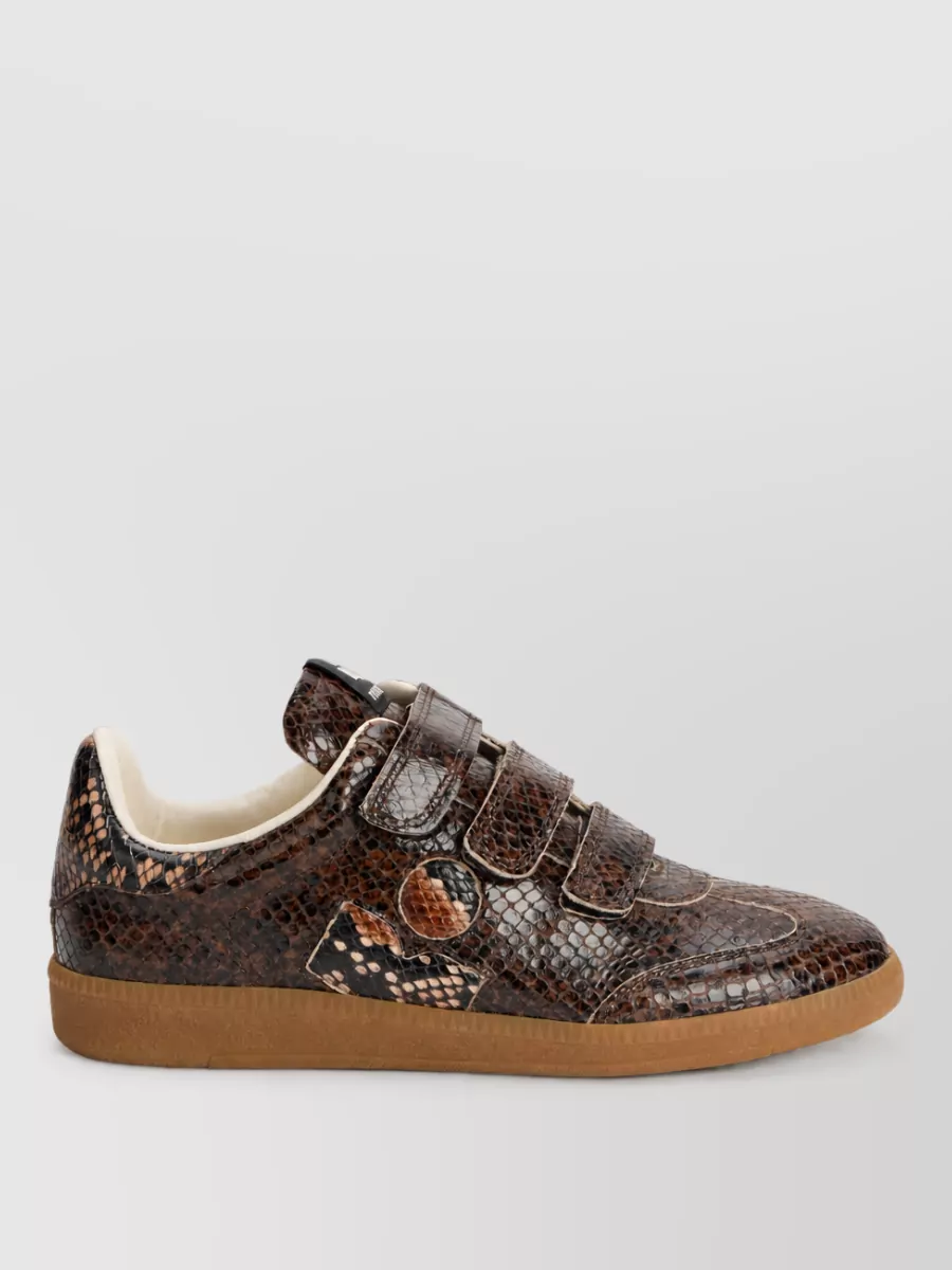 Isabel Marant Printed Leather Sneakers
