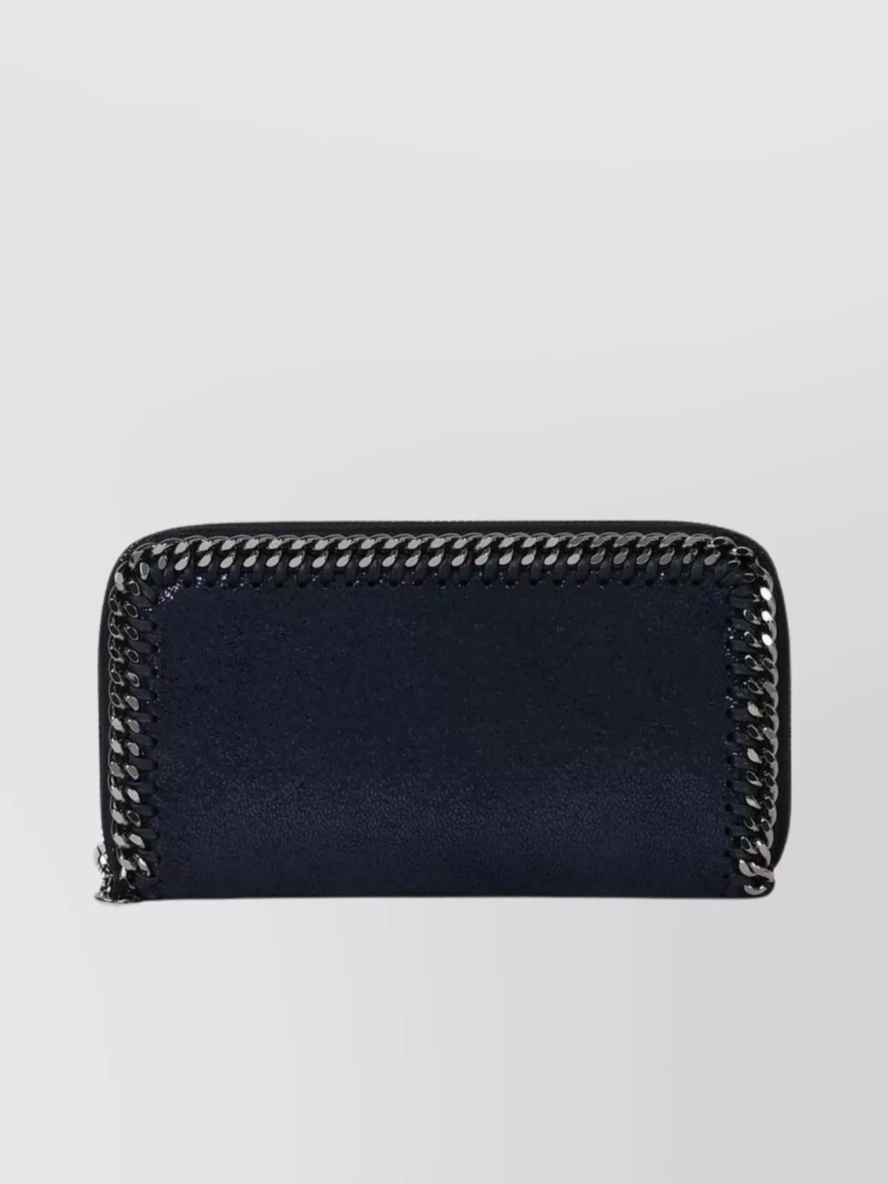 Shop Stella Mccartney Recycled Polyester Wallet Chain Textured