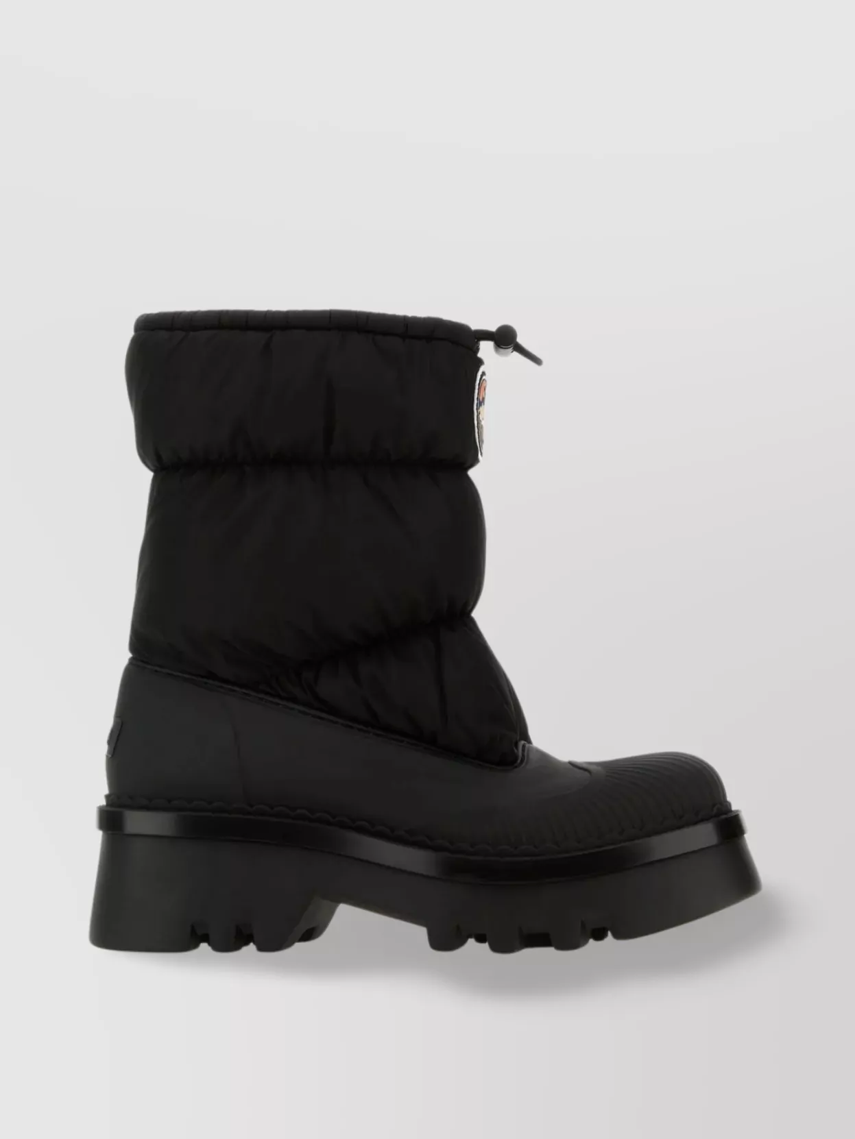 Shop Chloé Nylon And Rubber Raina Boots With Lug Sole In Black