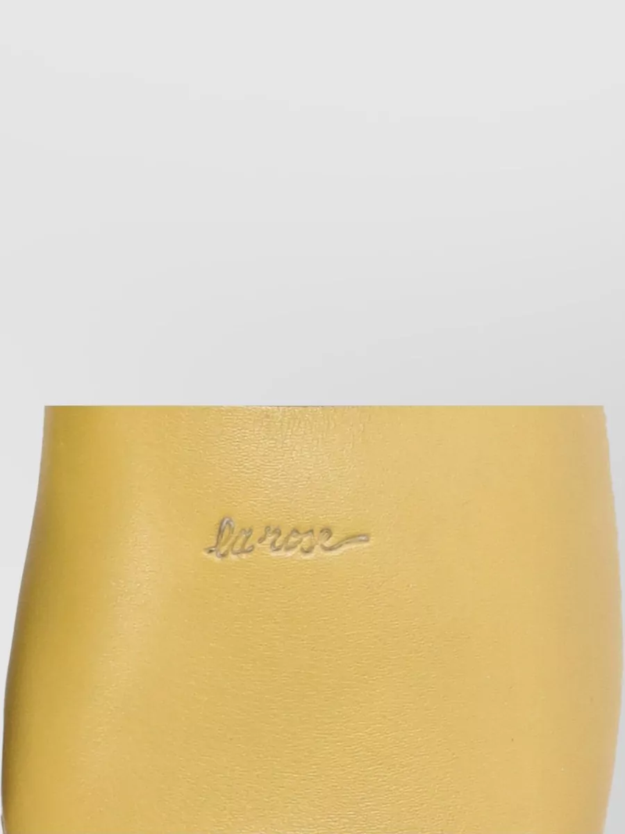 La Rose Leather Sandals