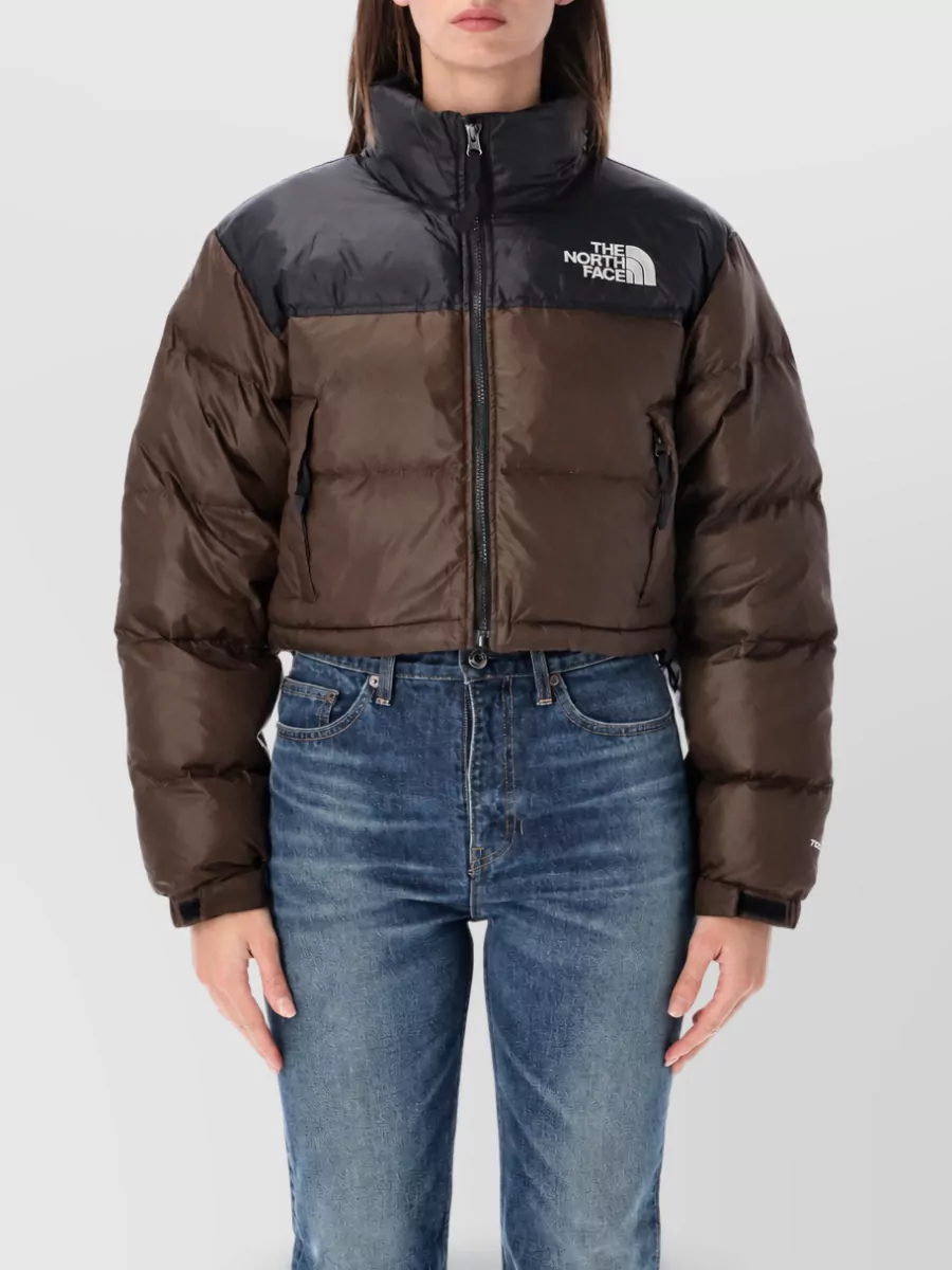 The North Face Nylon puffer parka coat