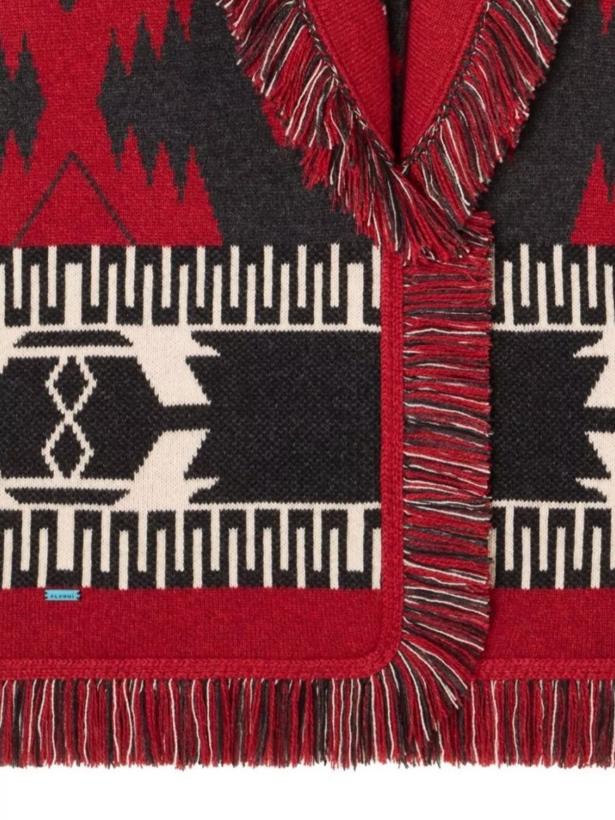 Alanui Jacquard Cashmere Cardigan Shawl Collar