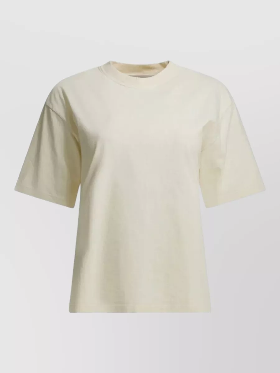 Golden Goose Womens Boxy T Shirt Cotton Jersey Logo