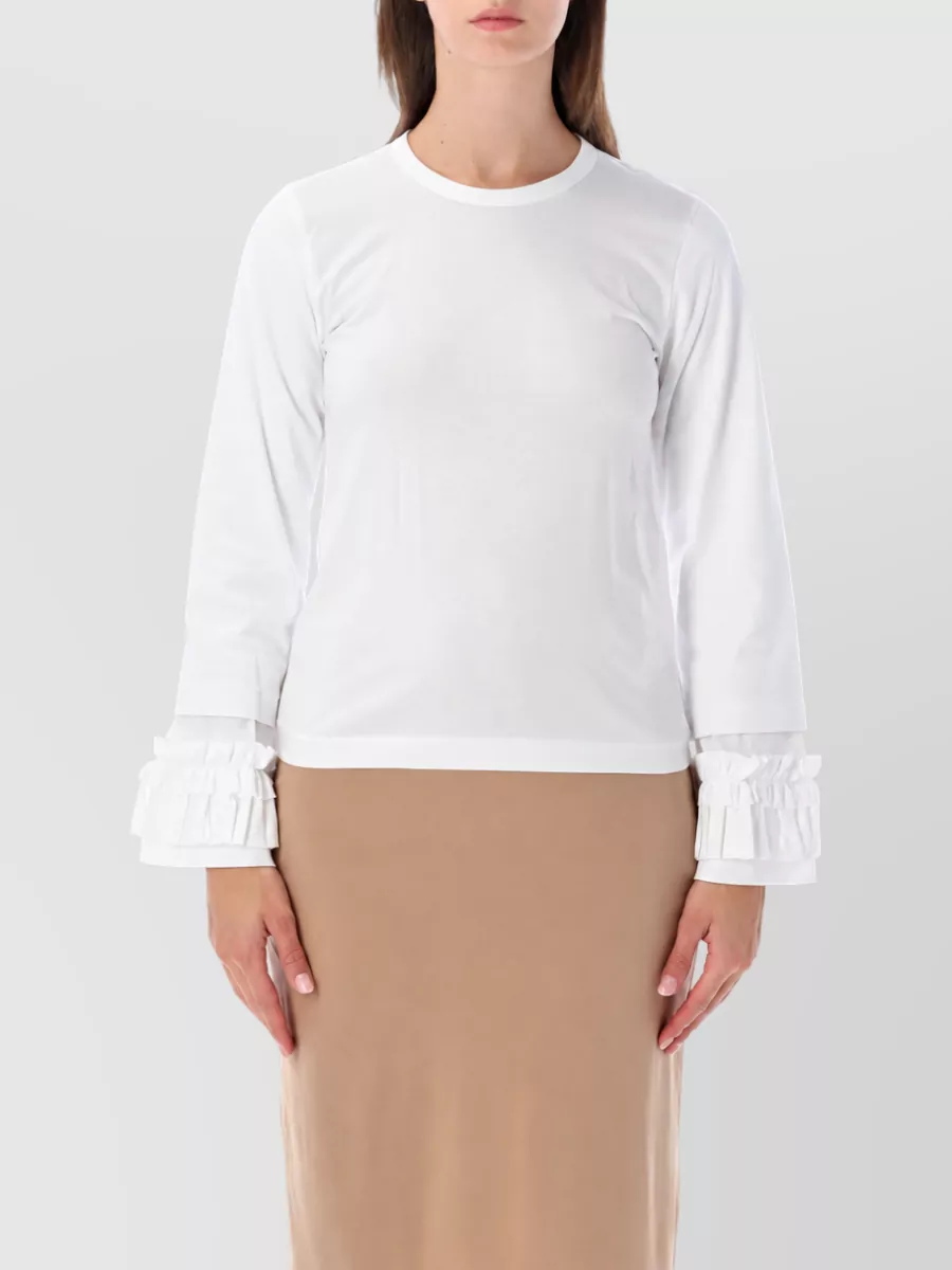 Comme des Garçons ruffled long-sleeve t-shirt