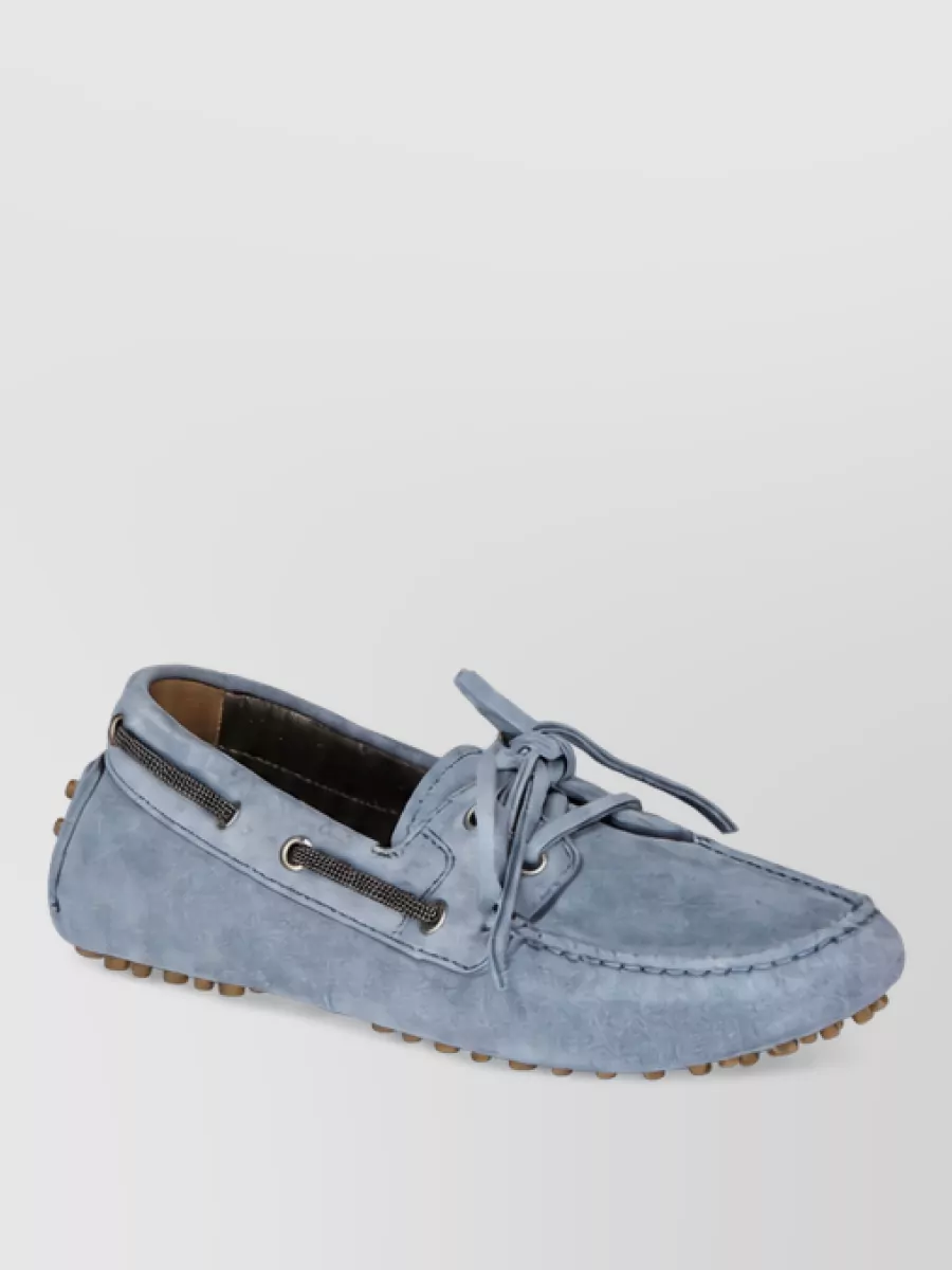 Brunello Cucinelli leather loafers
