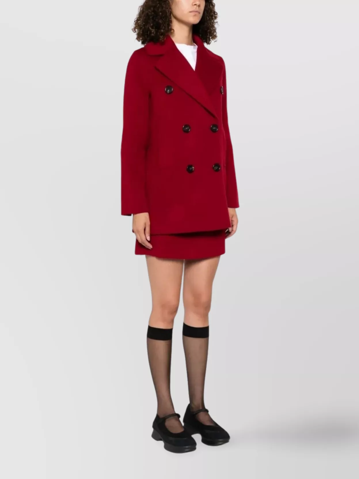 S Max Mara Tailored Long Sleeve Jacket With Button Design
