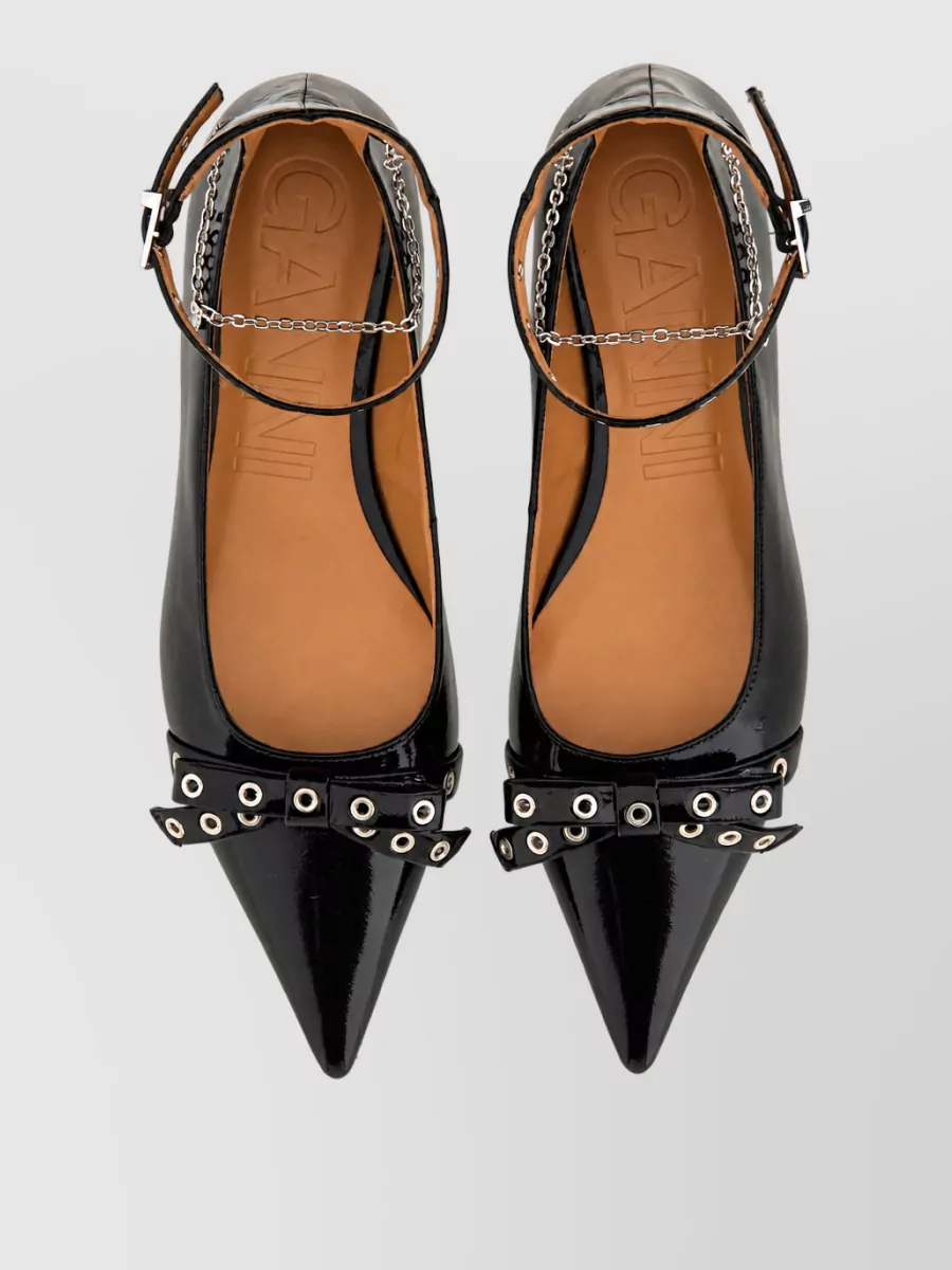 Ganni Jewel Ballerina Shoes